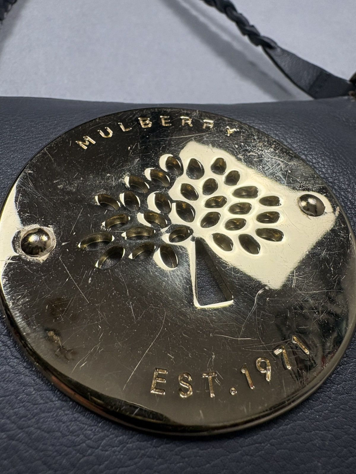 Mulberry Mulberry Daria Shoulder Mini Bag Leather Leather Gold Plaque Size ONE SIZE - 2 Thumbnail