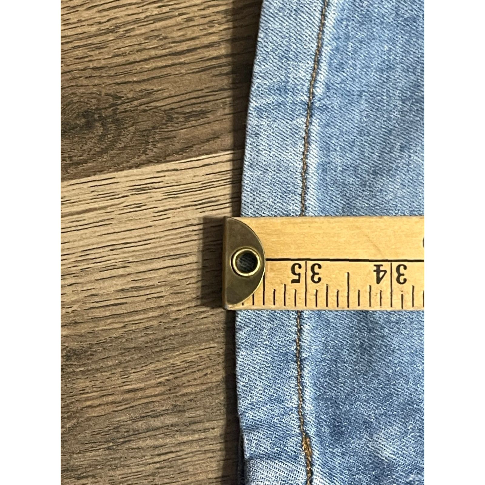 Vintage Sonoma Jeans Women's Size 12 Capris Blue Denim Relaxed Pockets Jeans Women 12 Capri Pockets Size 34" / US 12 / IT 48 - 6 Thumbnail