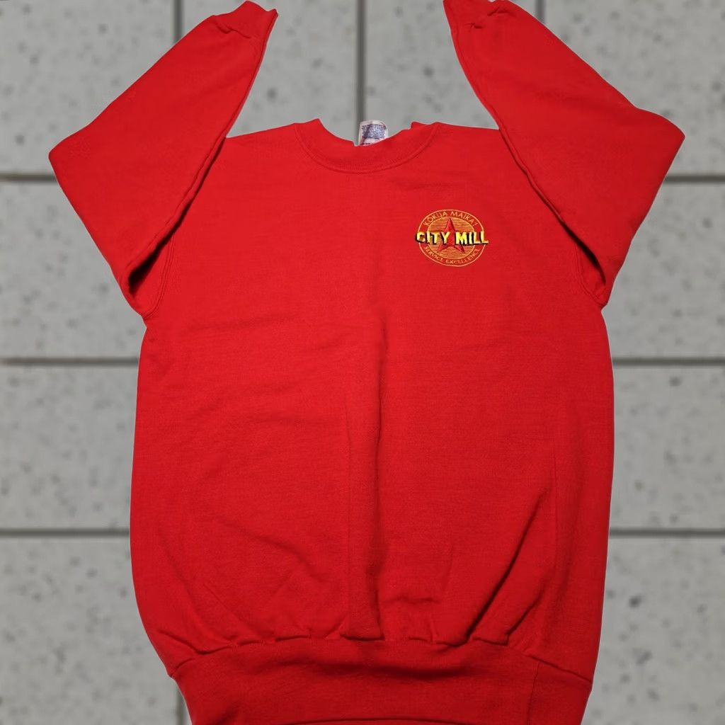 Hanes VINTAGE Hanes Hawaii Sweatshirt City Embroidered Men’s Small Crew Neck Long Sleeve Red Mulitis?? Size US S / EU 44-46 / 1 - 1 Thumbnail
