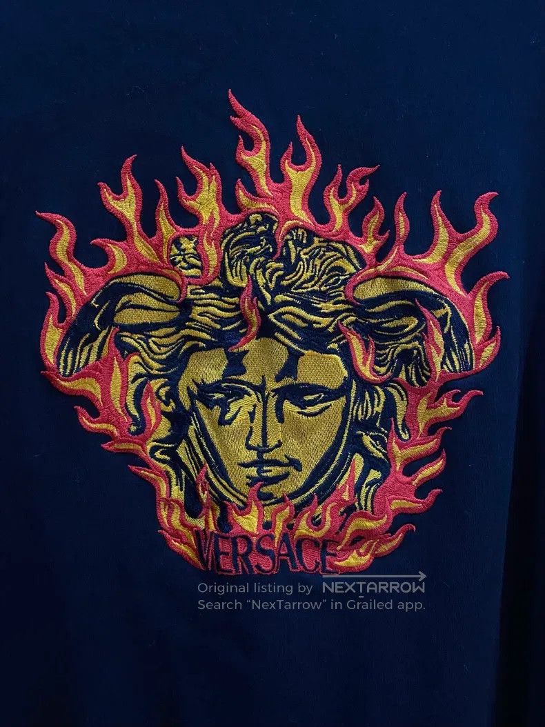 Versace Versace Embroidered sweatshirt Size US XXL / EU 58 / 5 - 2 Thumbnail