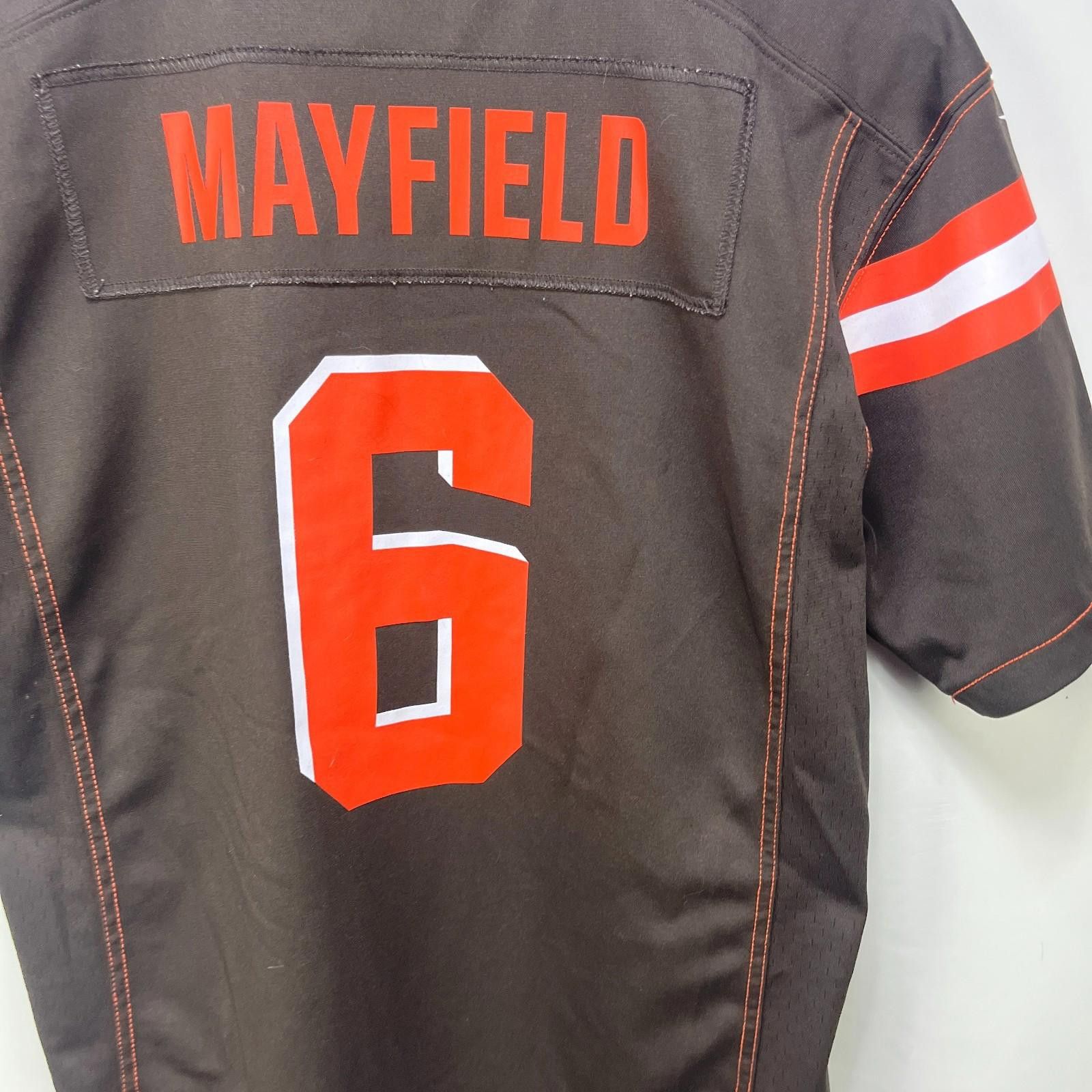 Nike Cleveland Browns On Field NFL Baker Mayfield Jersey Youth XL Size ONE SIZE - 7 Thumbnail