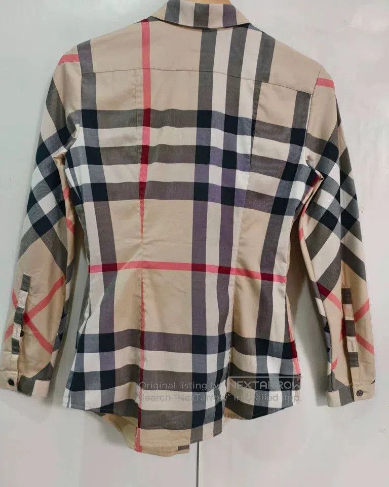 Burberry Burberry Beige Plaid Slim Fit Shirt XS. Size US XS / EU 42 / 0 - 2 Thumbnail