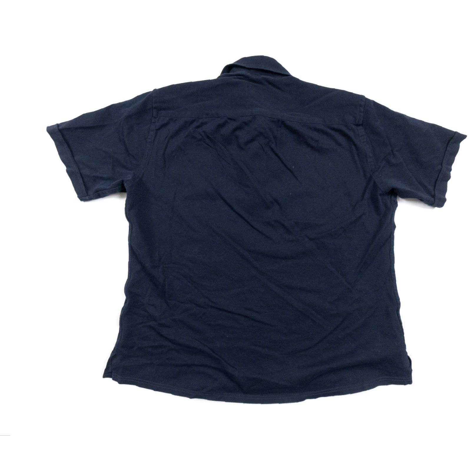 Eton VINTAGE ETON Polo Shirt Women’s Slim Fit Blue Short Sleeve Adult Large Collared Shirt Size L / US 10 / IT 46 - 4 Thumbnail