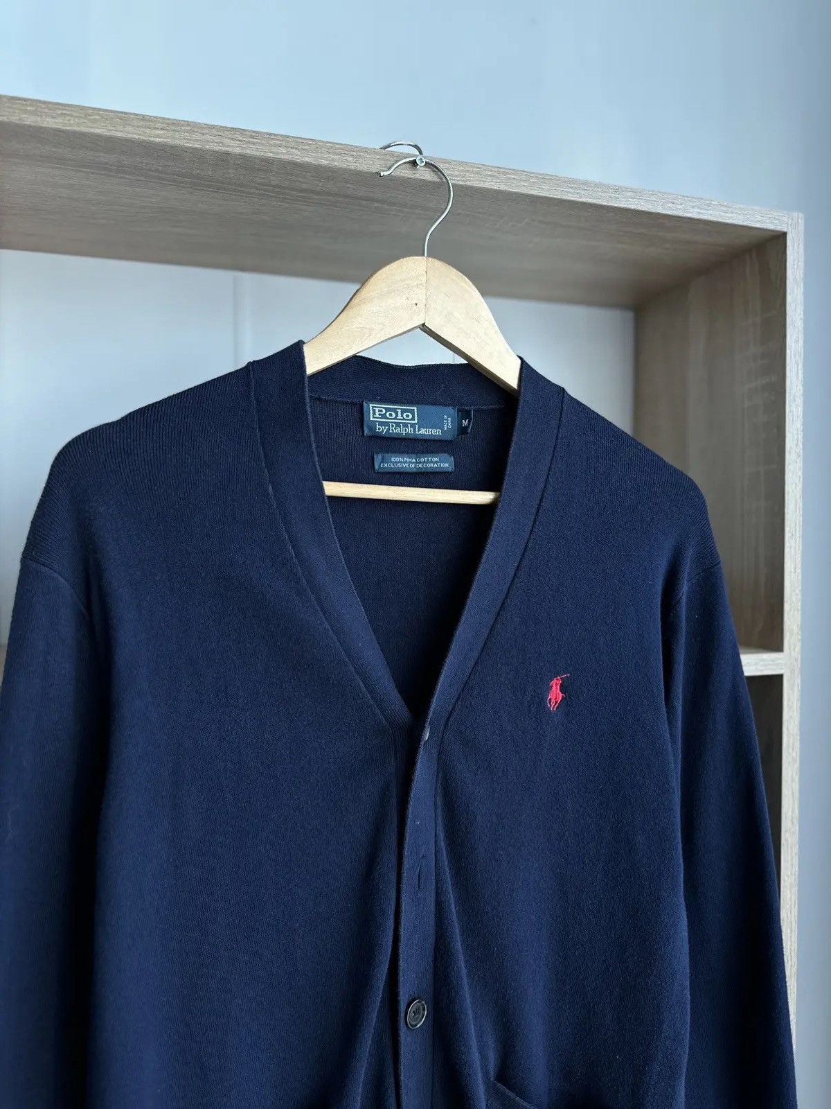Polo Ralph Lauren × Vintage Vintage Polo Ralph Lauren Cardigan PRL Big Logo Size US M / EU 48-50 / 2 - 4 Thumbnail
