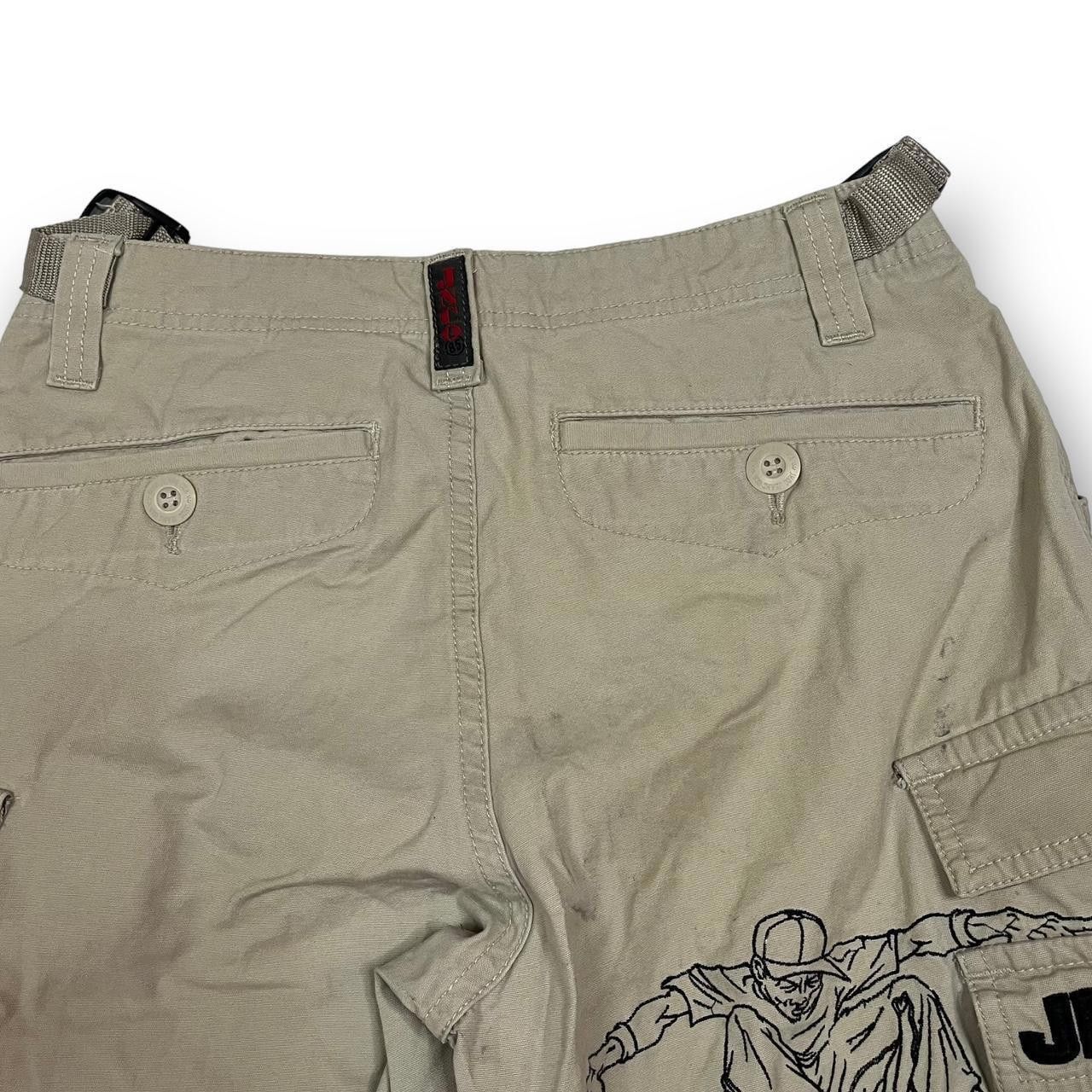JNCO JNCO Men's Tan and Cream Shorts Size US 29 - 3 Thumbnail