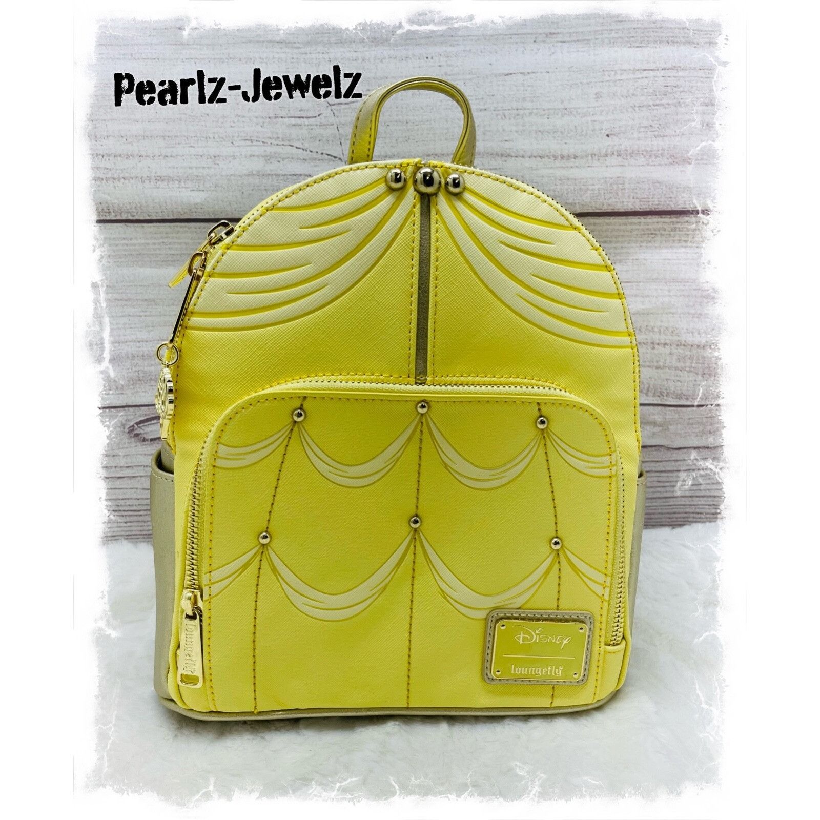 Disney Loungefly Disney Princess Beauty & Beast Belle Yellow Dress Size ONE SIZE - 1 Thumbnail