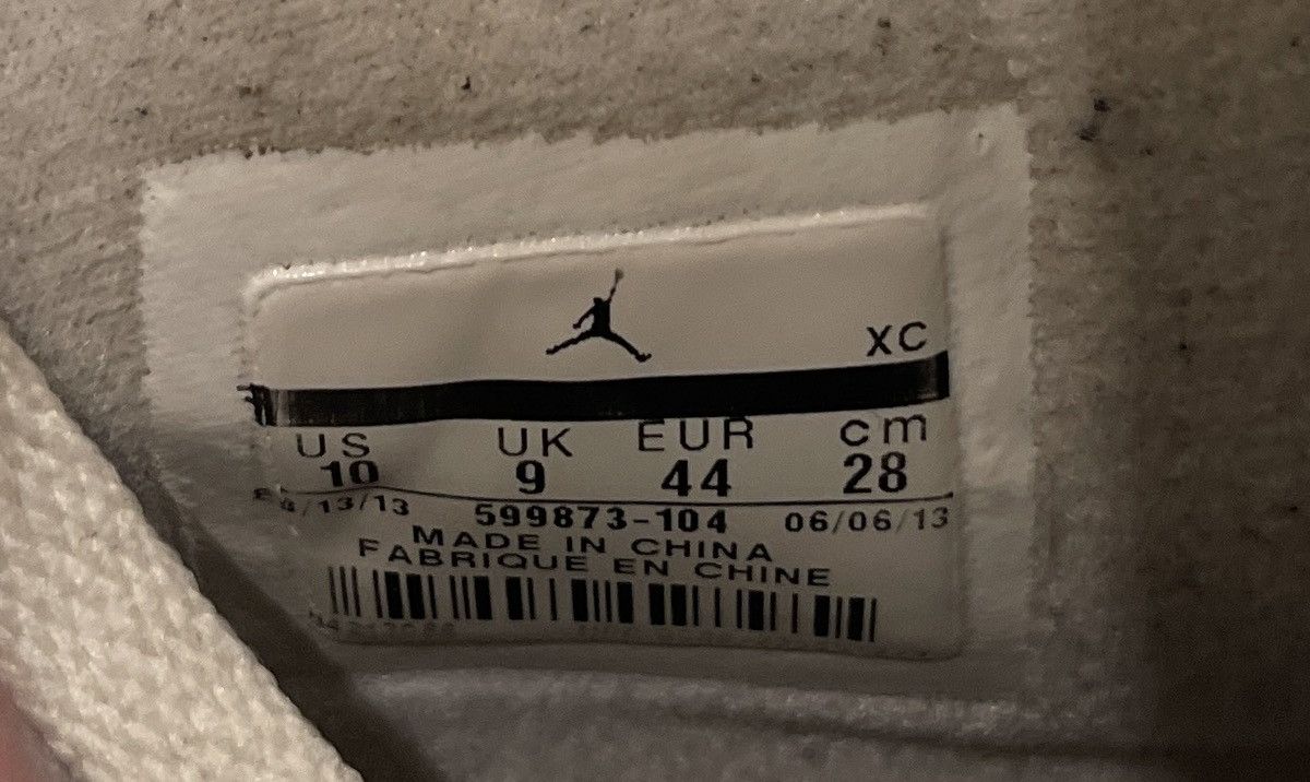 Nike Jordan 1 retro 89 white cement Size US 10 / EU 43 - 6 Thumbnail