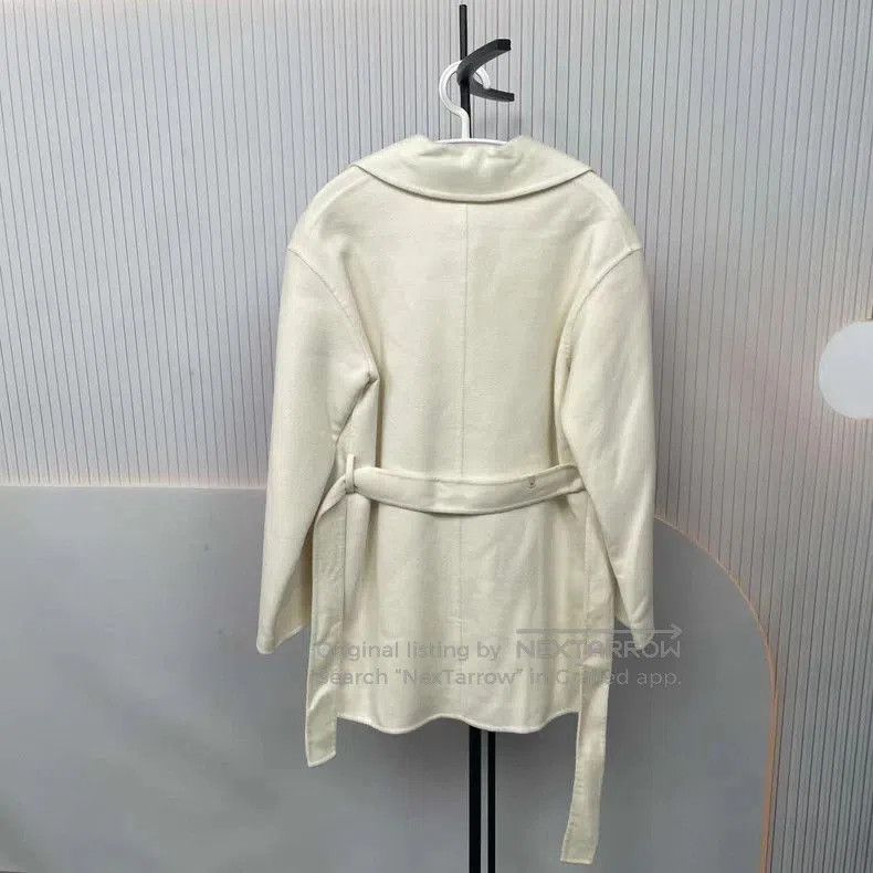 Hermes Hermes Cashmere Coat Size 34 White. Size US XS / EU 42 / 0 - 2 Thumbnail