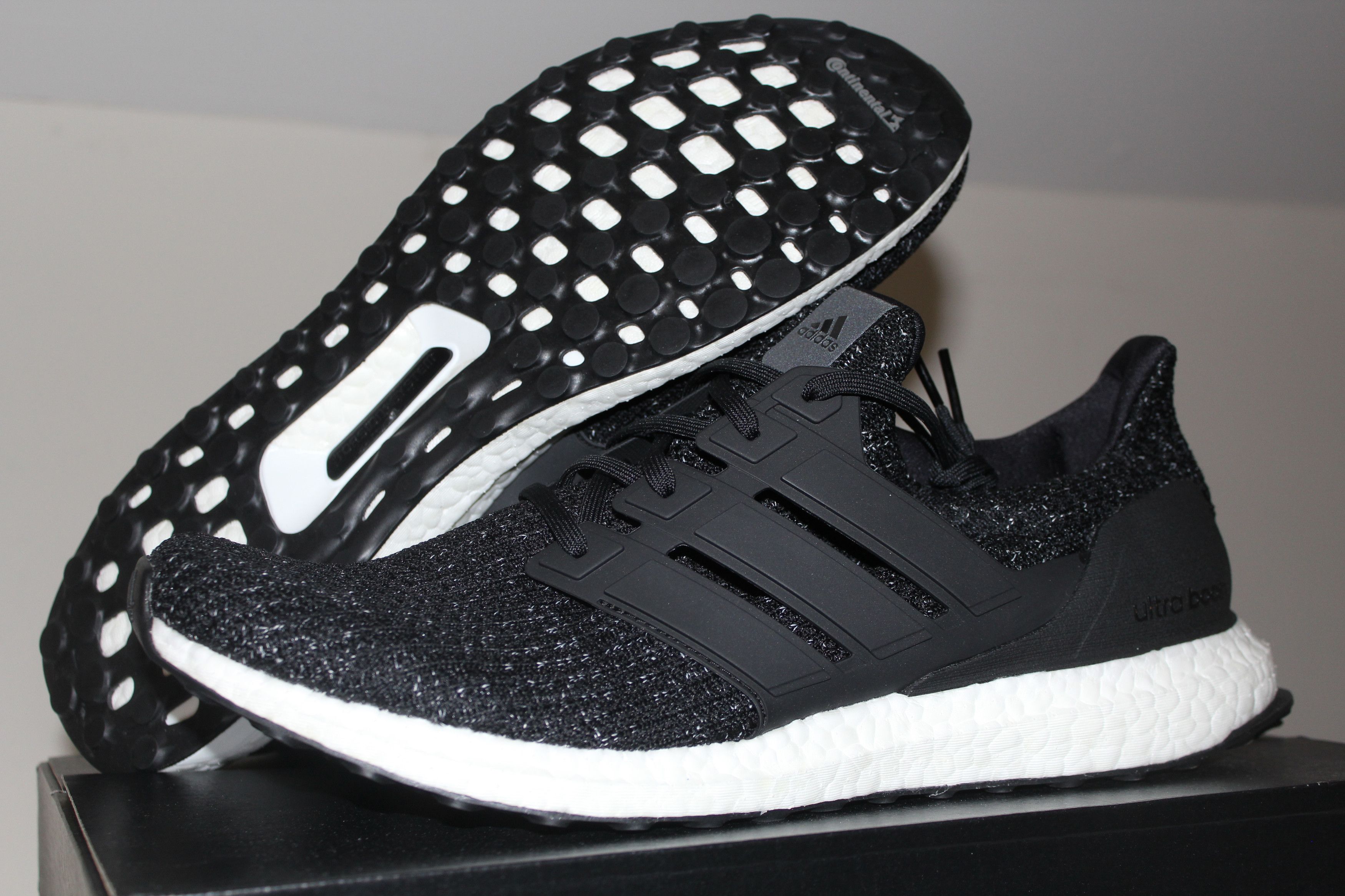 Adidas NIB Adidas Ultraboost 4.0 / Black White Speckle Size 13 OG Size US 13 / EU 46 - 1 Thumbnail