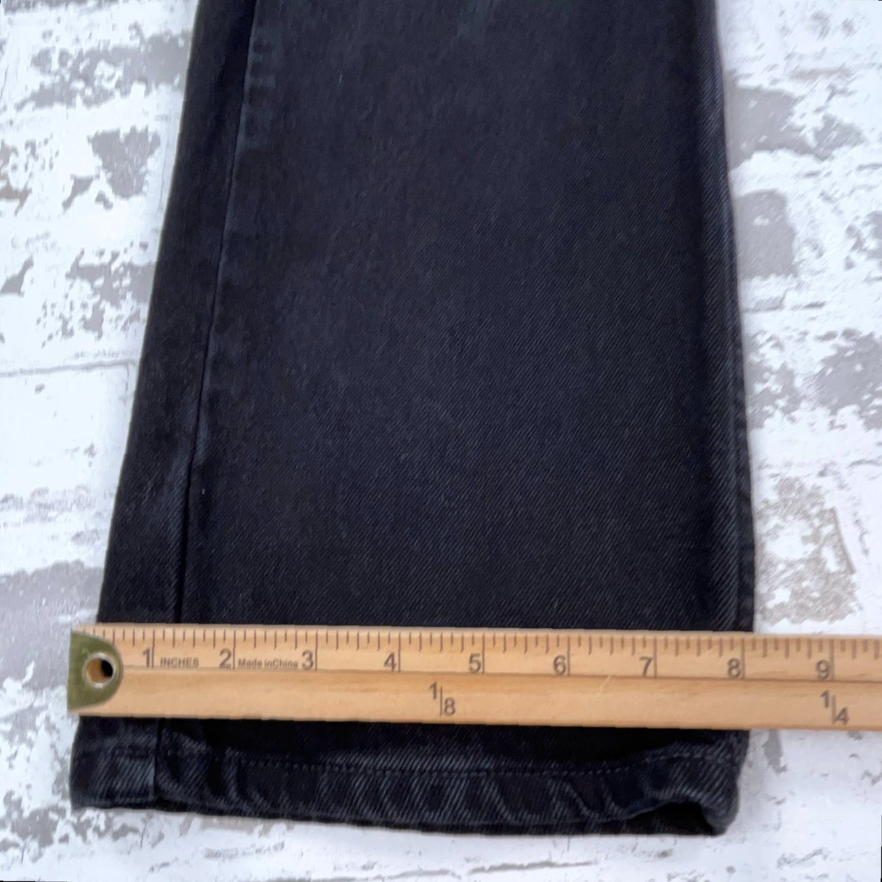 Harley Davidson Vintage Harley-Davidson Jeans Men 38x30 Relaxed Fit Straight Leg Black Denim 5-Pocket Belt Loops Charcoal Wash Comfortable Classic American Y2K Mens Size US 38 / EU 54 - 5 Thumbnail