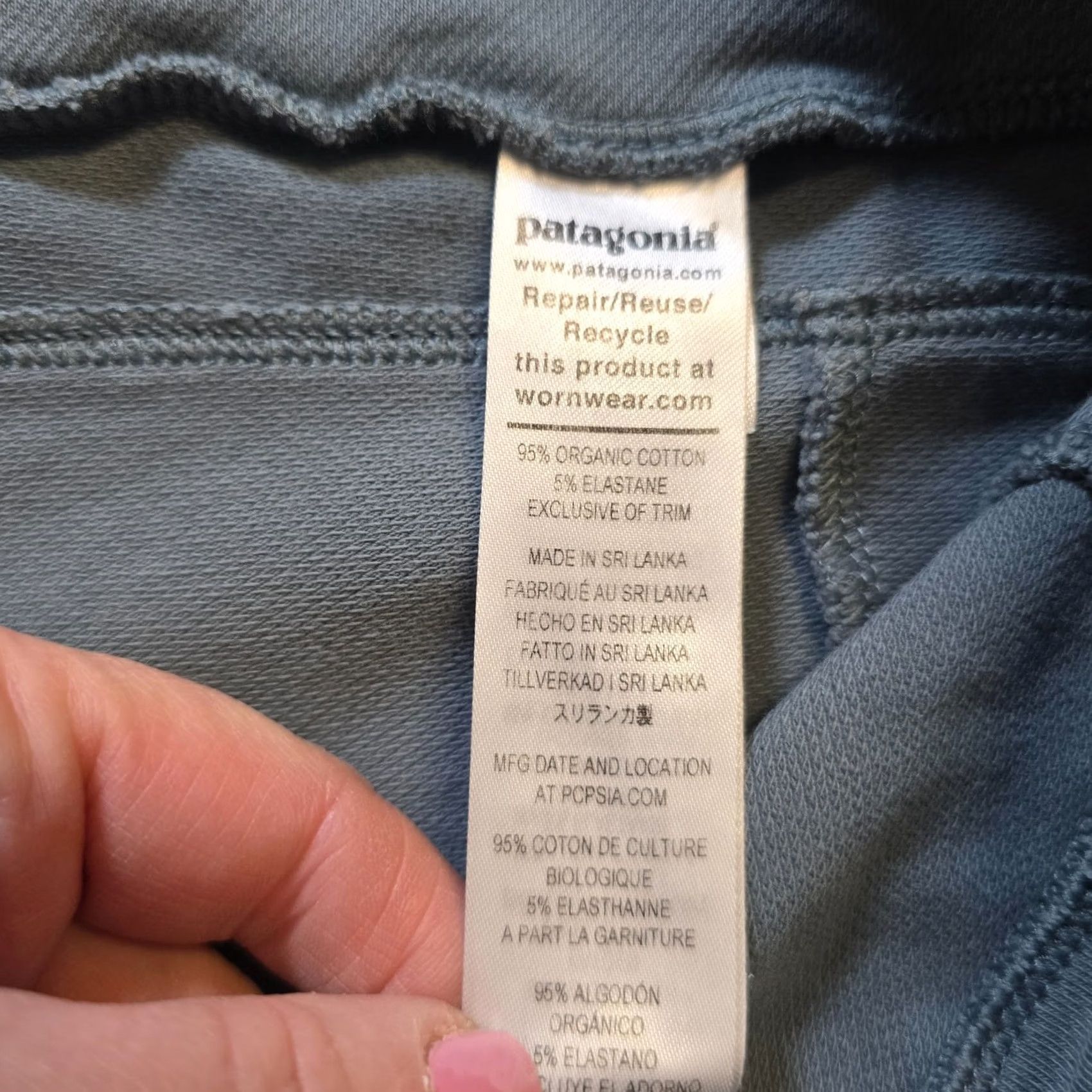 Patagonia Patagonia Pants Womens Size Small Green Cotton Joggers Cuffed Casual Size 28" / US 6 / IT 42 - 5 Thumbnail