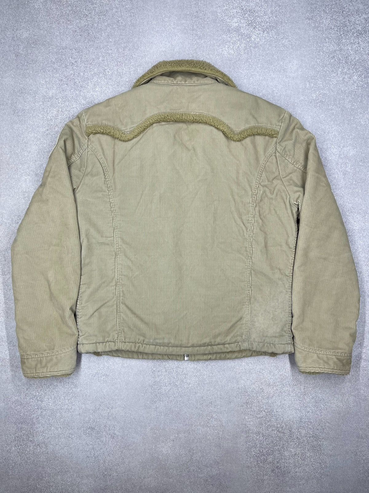 Diesel Vintage Diesel Corduroy Velvet Sherpa Jacket Avant Garde Size US XL / EU 56 / 4 - 8 Thumbnail