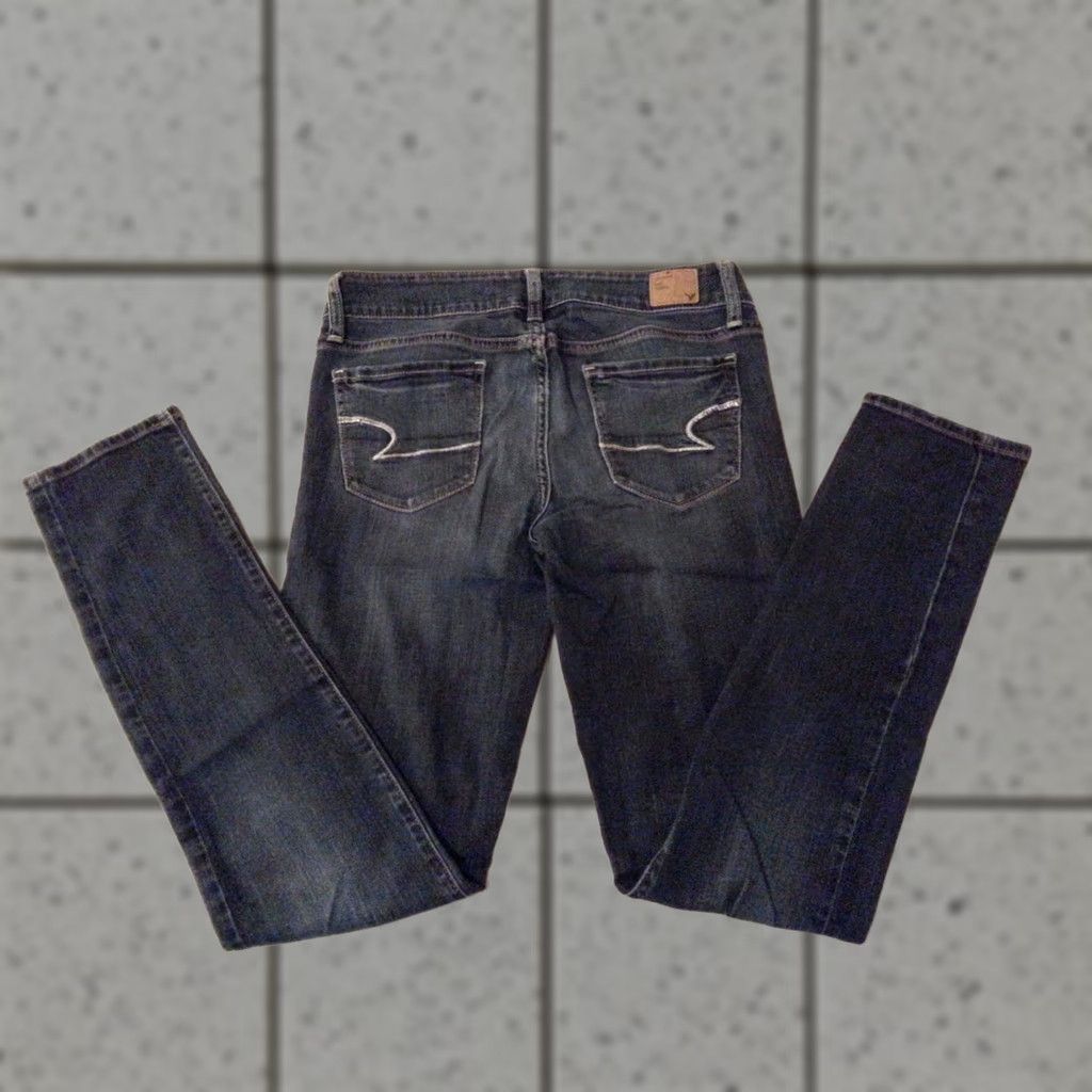 American Eagle Outfitters VINTAGE? Womens American Eagle Outfitters Skinny Jeans 2 Denim Panst Size 26" / US 2 / IT 38 - 1 Thumbnail