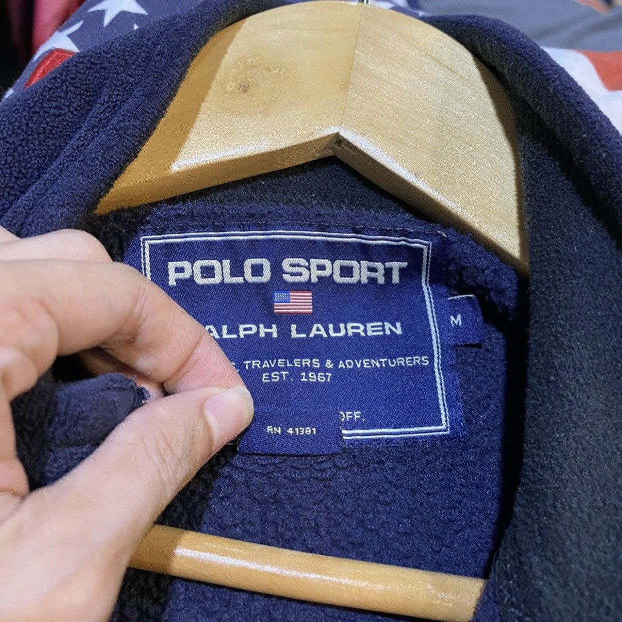 Polo Ralph Lauren VINTAGE Polo Sport Ralph Lauren Polartec Fleece Size US L / EU 52-54 / 3 - 15 Thumbnail