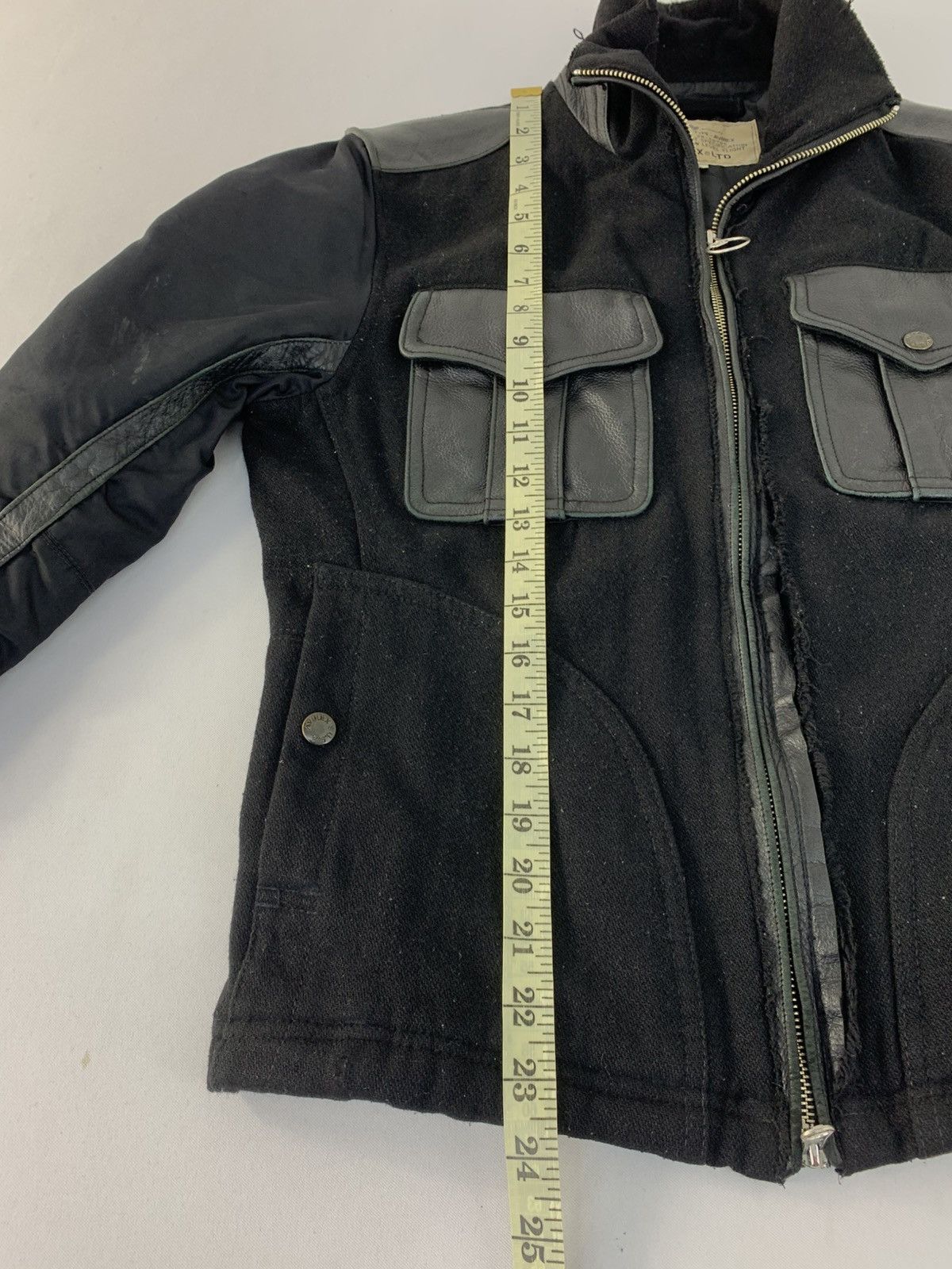 Avirex Vintage Avirex Ltd Military Leather Wool Flight Full Zip Size US S / EU 44-46 / 1 - 11 Thumbnail