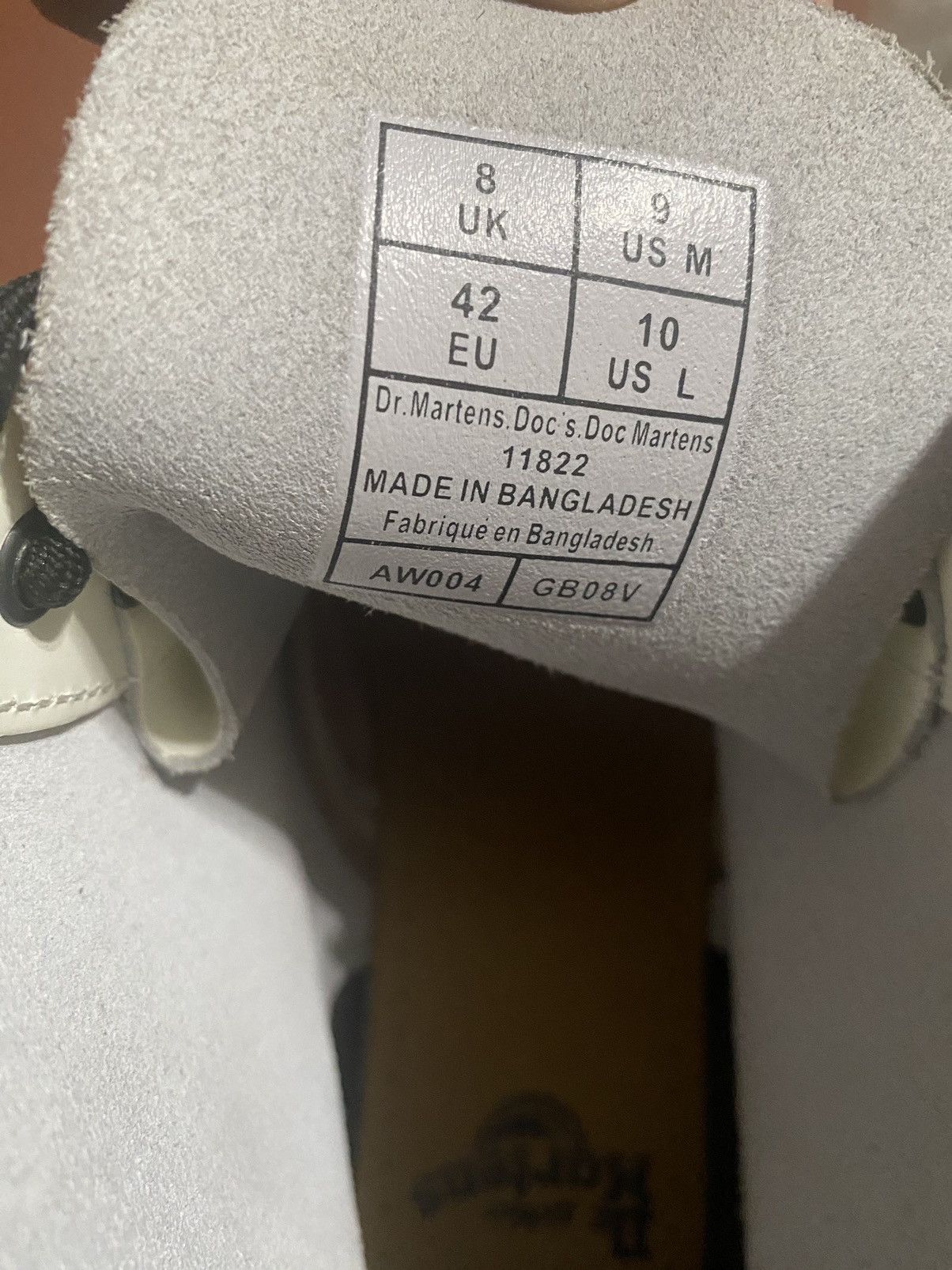 Dr. Martens Doc Martens White Womens Boots Size US 10 / IT 40 - 5 Thumbnail