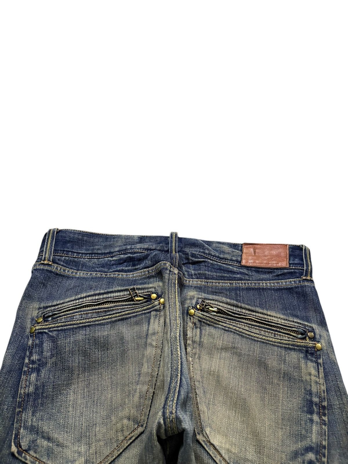 Japanese Brand Vintage Japanese Brand Mud Wash Distressed Loose Jeans Size US 32 / EU 48 - 8 Thumbnail