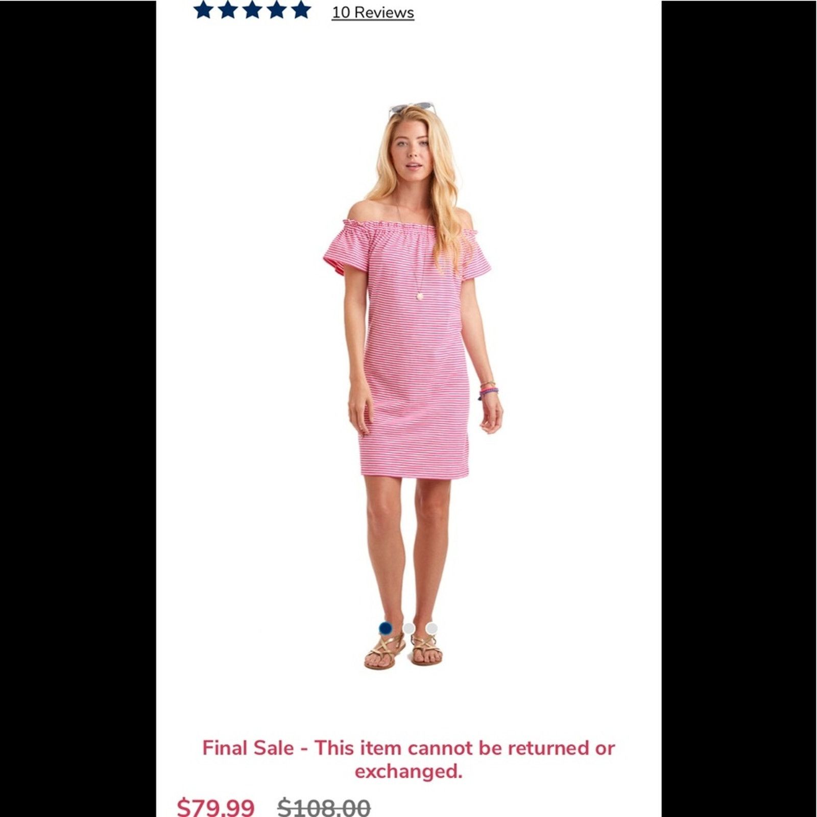 Vineyard Vines Vineyard Vines striped dress,strapless,elastic neckline Size XS / US 0-2 / IT 36-38 - 10 Thumbnail