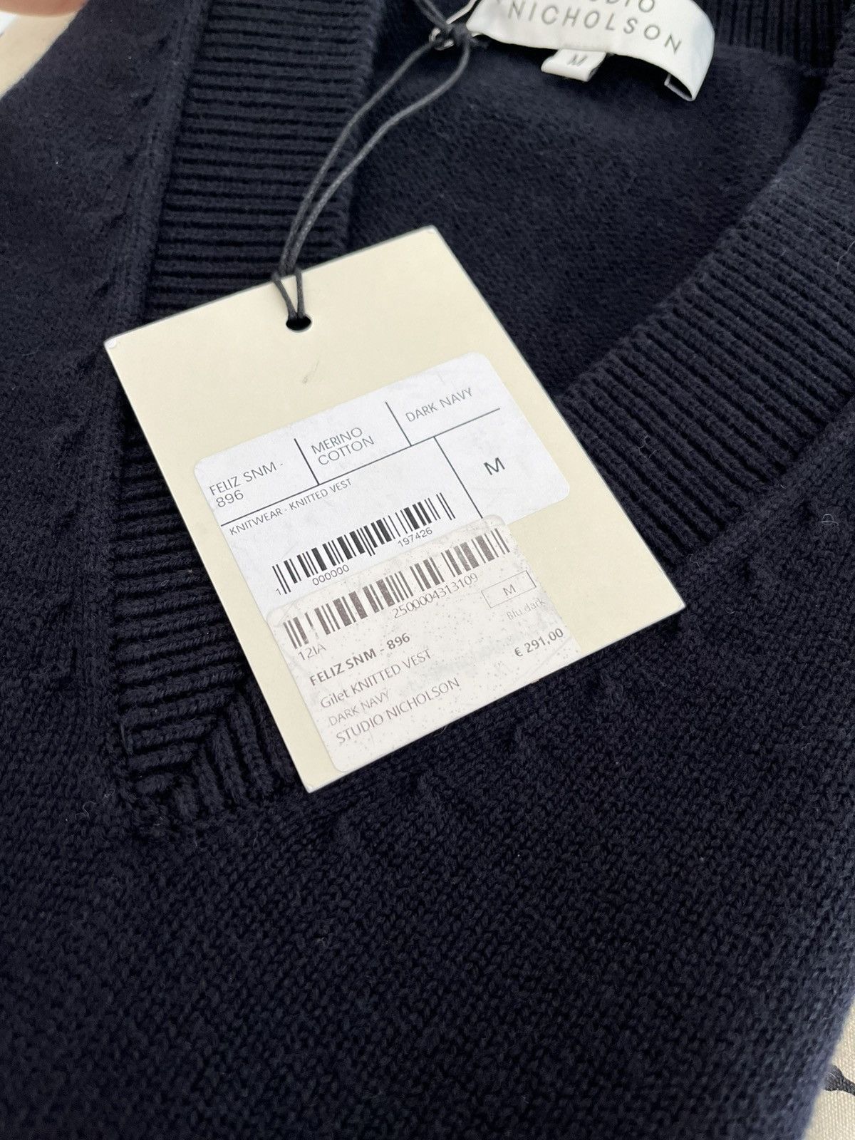 STUDIO NICHOLSON knitted vest
