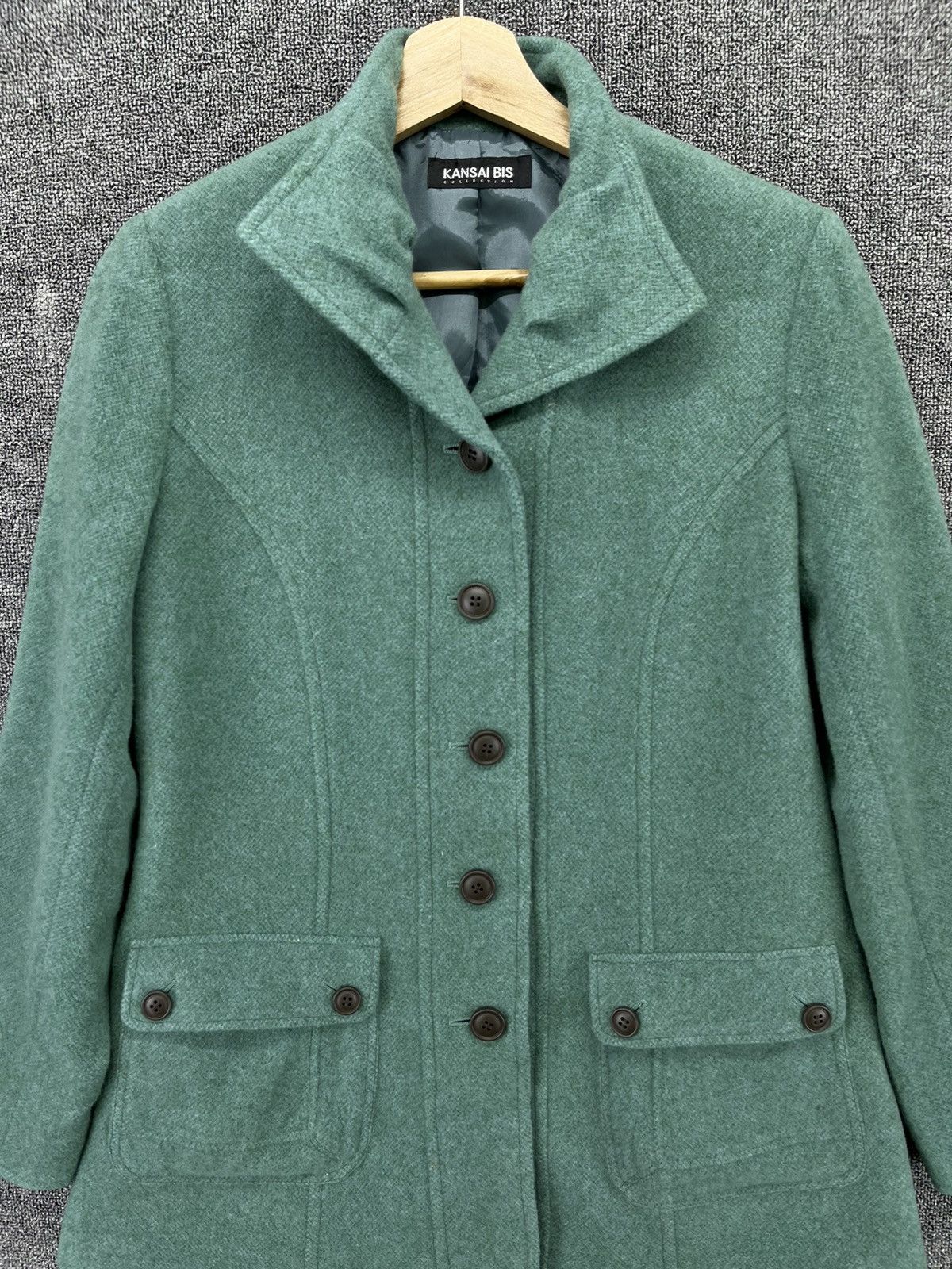Japanese Brand Kansai Bis By Kansai Yamamoto Wool Cardigan Jacket Size M / US 6-8 / IT 42-44 - 6 Thumbnail