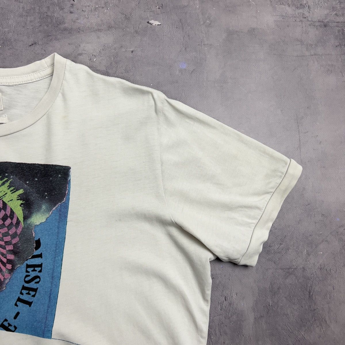 Diesel Rare! Diesel Only The Brave Disk Big Logo Tee 00s Size US S / EU 44-46 / 1 - 5 Thumbnail