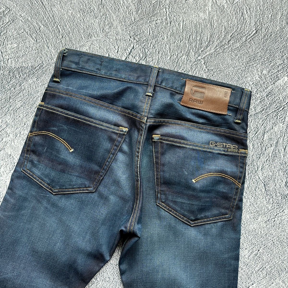 G-Star Men’s Jeans G-Star Raw 3301 Straight Dark Blue Size: 31/30 Size US 31 - 9 Thumbnail
