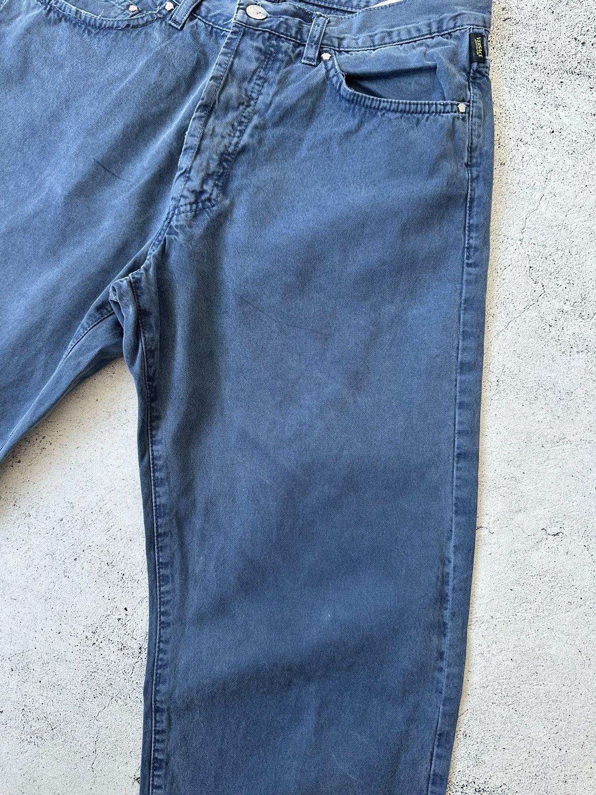 Versace × Versace Jeans Couture × Vintage Vintage Versace Jeans Couture Washed Pants Size US 29 - 9 Thumbnail