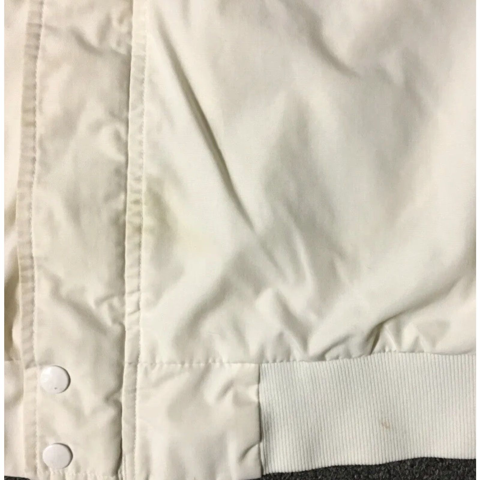 Vintage VINTAGE State Farm Insurance Catastrophe Team Jacket 80s 90s Grunge Bomber Jacket XL Mens White Nylon Fleece Lining Hawaii? Size US XL / EU 56 / 4 - 6 Thumbnail