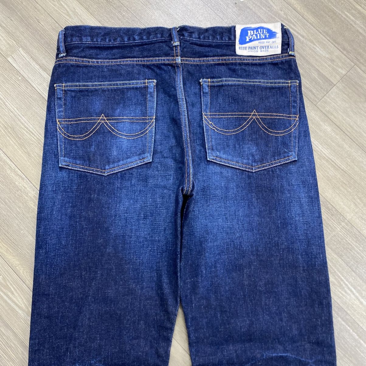 Japanese Brand Blue Paint Overalls Japan Selvedge Raw Denim Pants Size US 30 / EU 46 - 16 Thumbnail