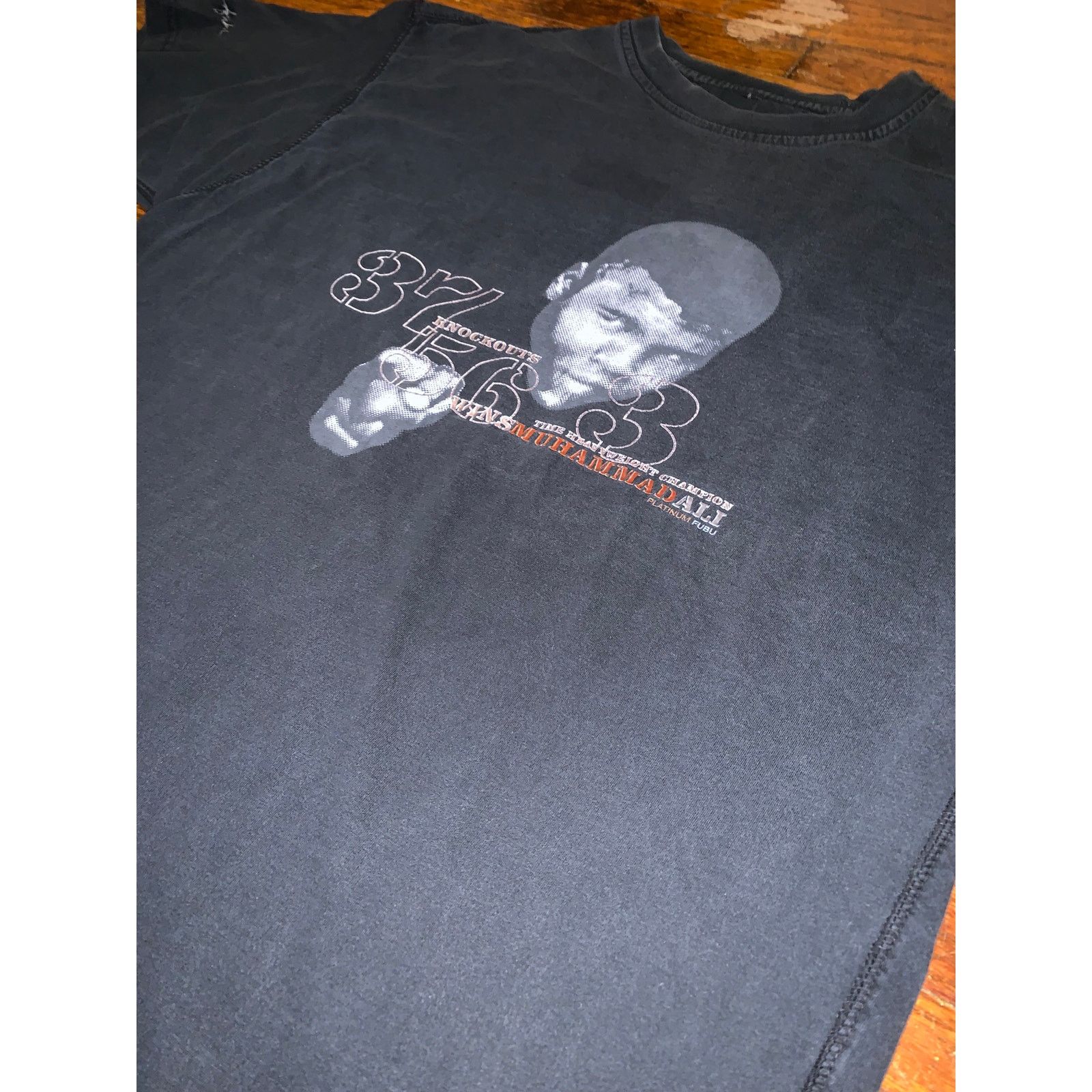 Fubu Vintage Platinum FUBU Muhammad Ali Y2K Tee Black XL Fit Size US XL / EU 56 / 4 - 8 Thumbnail
