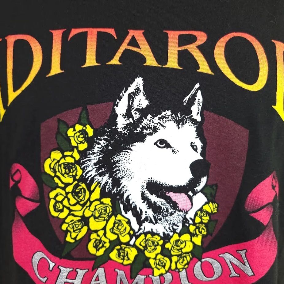 Jerzees VINTAGE Alaska Iditarod T Shirt Mens Size Medium 90s 1997 Champion Dog Sled USA Jerzees Black Cotton Crew Neck Short Sleeve Size US M / EU 48-50 / 2 - 3 Thumbnail