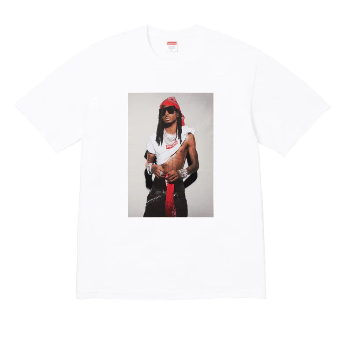 Supreme Supreme x Playboi Carti photo tee Size US M / EU 48-50 / 2 - 1 Thumbnail