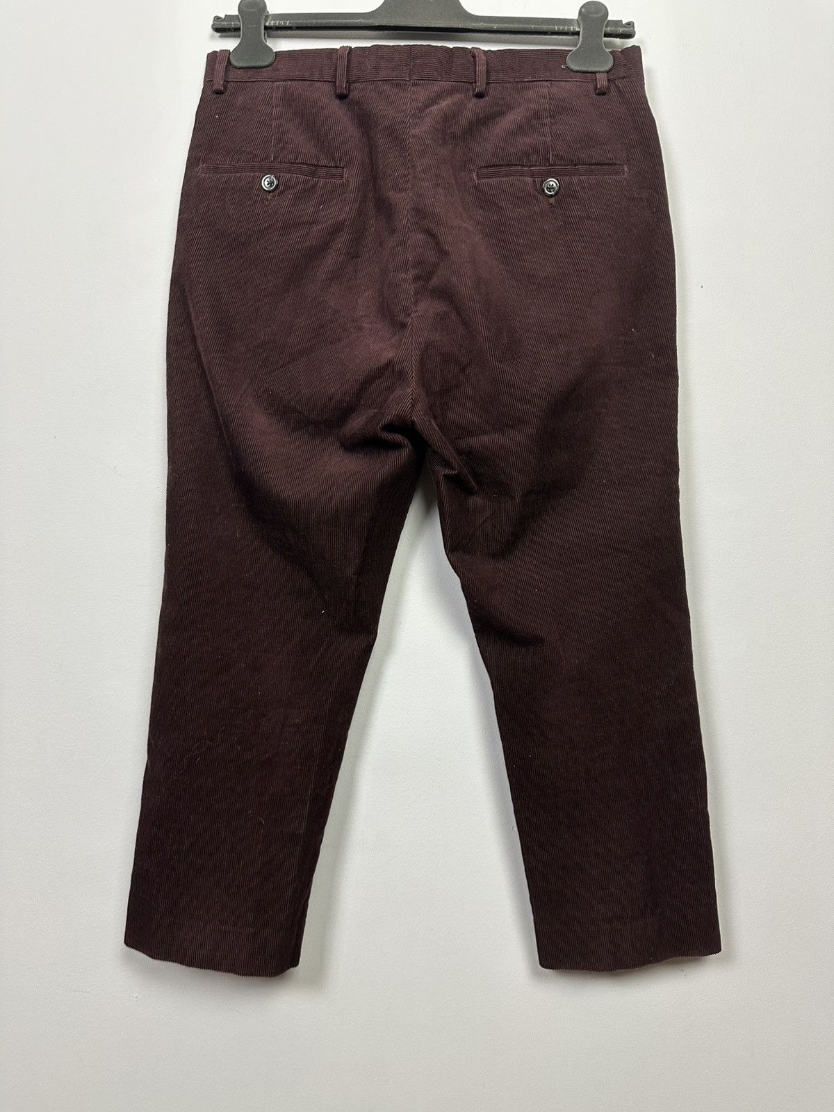 Rick Owens FW20 ‘PERFORMA’ Corduroy Cropped Trousers Size US 30 / EU 46 - 7 Thumbnail
