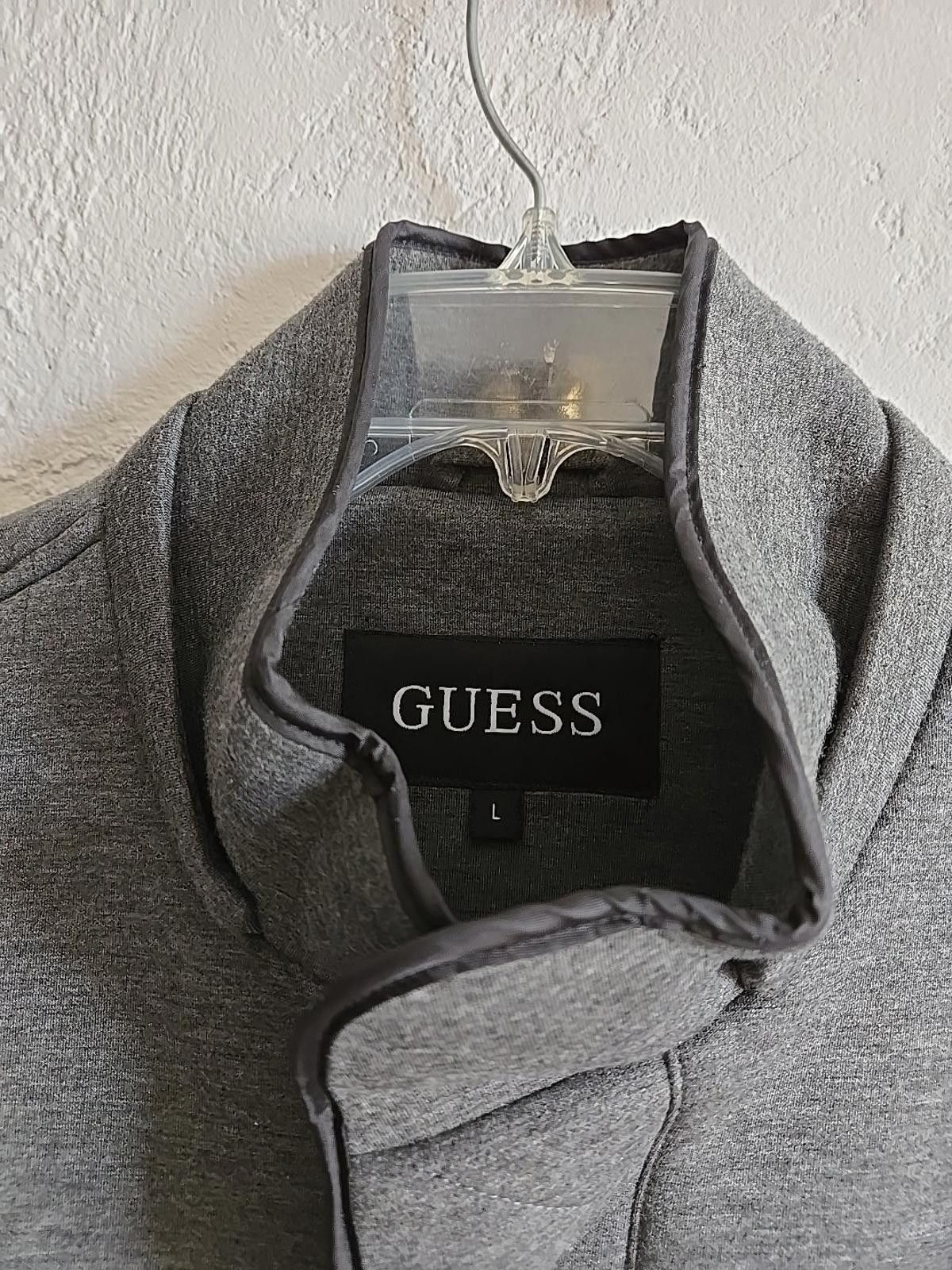 Guess Guess Uomo Mens Military Style Jacket Gray Zip Up $295 Size US L / EU 52-54 / 3 - 4 Thumbnail
