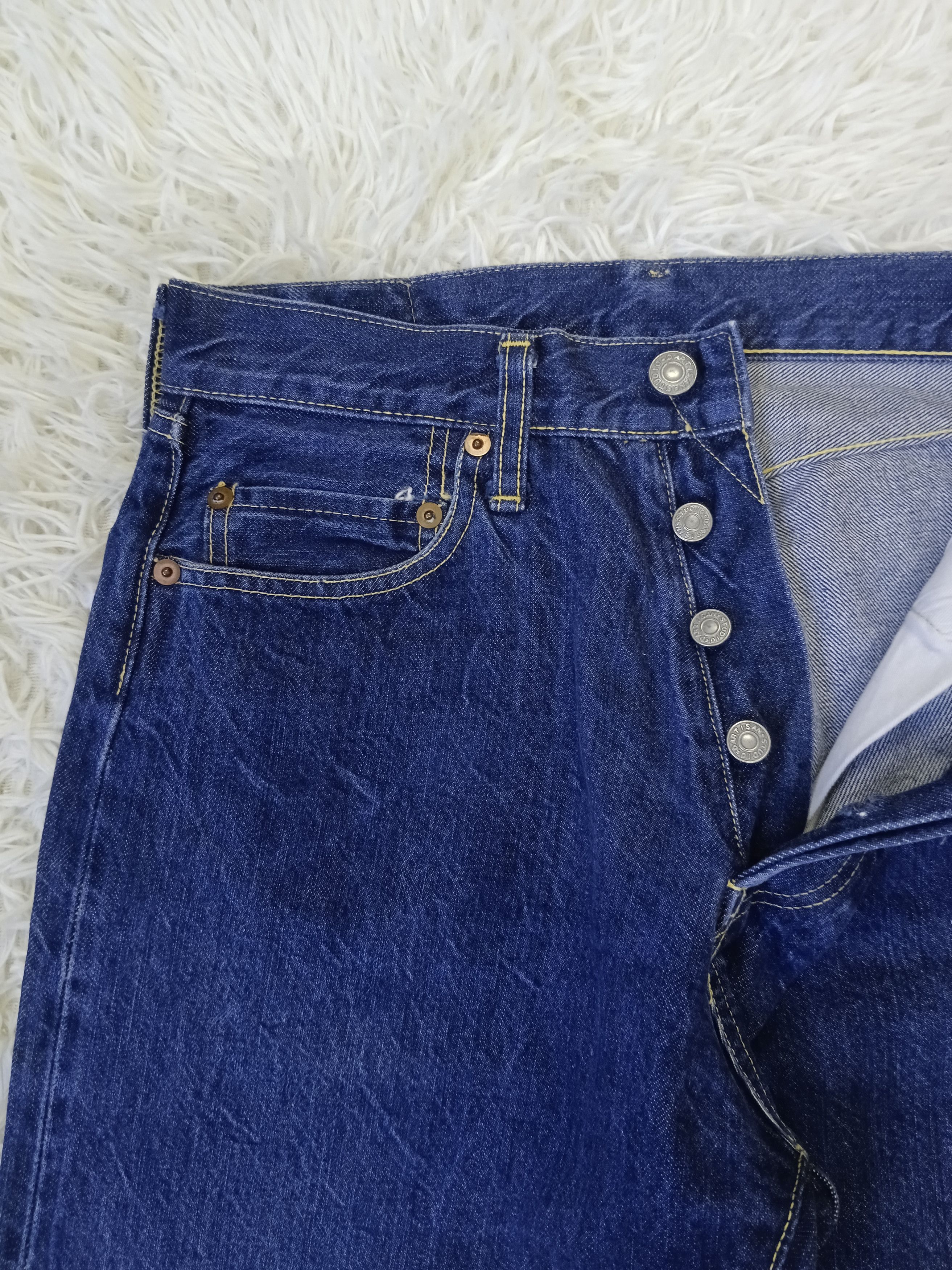 Studio D'Artisan STUDIO D'ARTISAN SELVEDGE DENIM PANTS Size US 26 / EU 42 - 8 Thumbnail