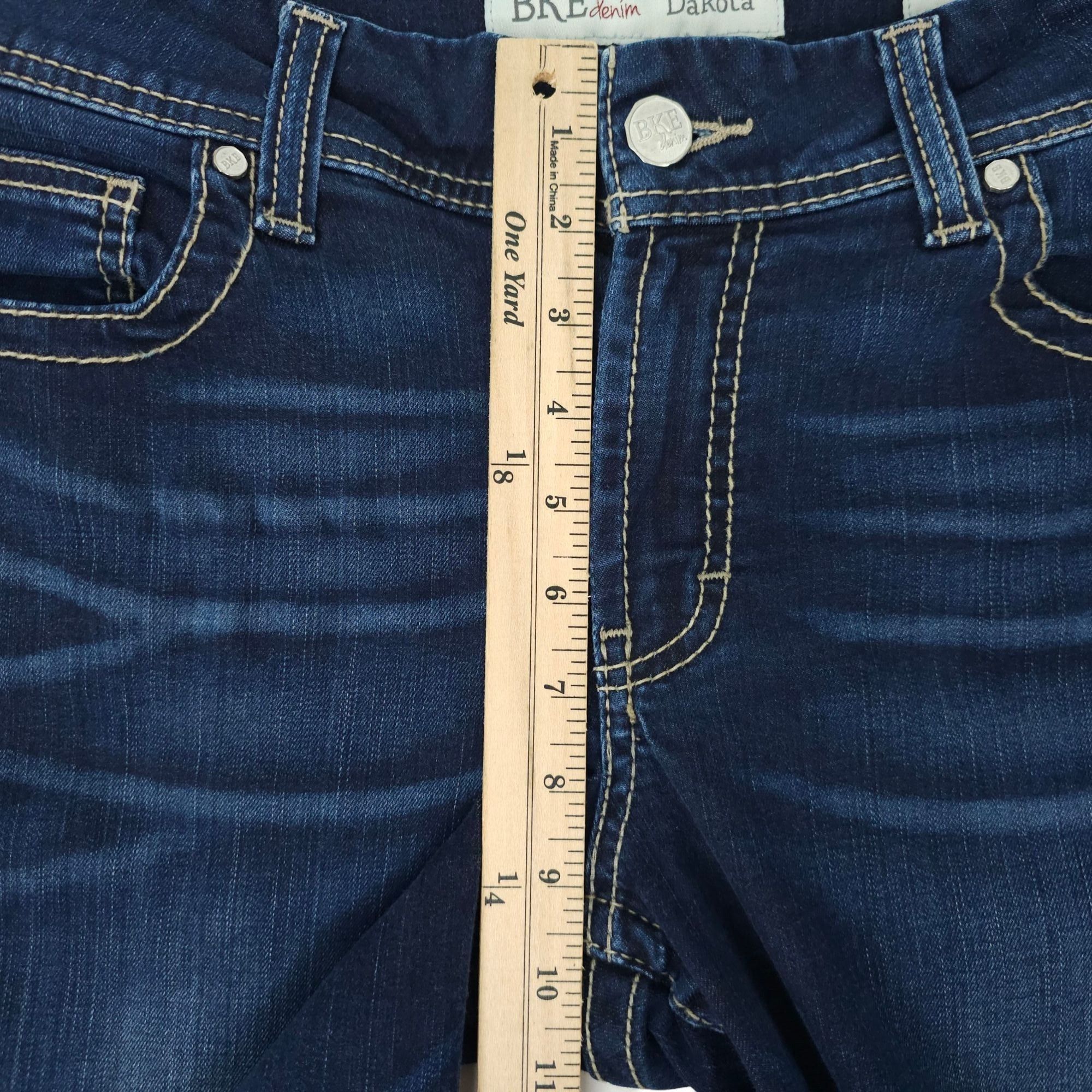 BKE BKE Dakota Boot Cut Jeans Womens Size 31 Mid Rise Dark Wash Size 31" - 4 Thumbnail