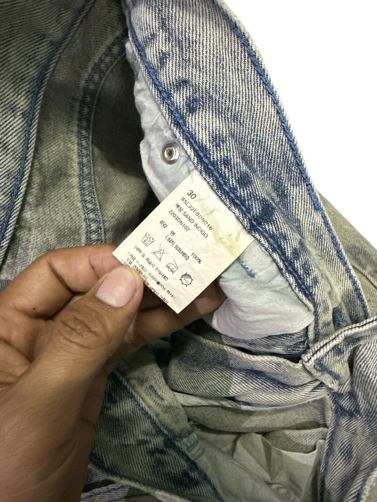 If Six Was Nine Baggy Loose Beslow distress Denim . Size US 30 / EU 46 - 5 Thumbnail