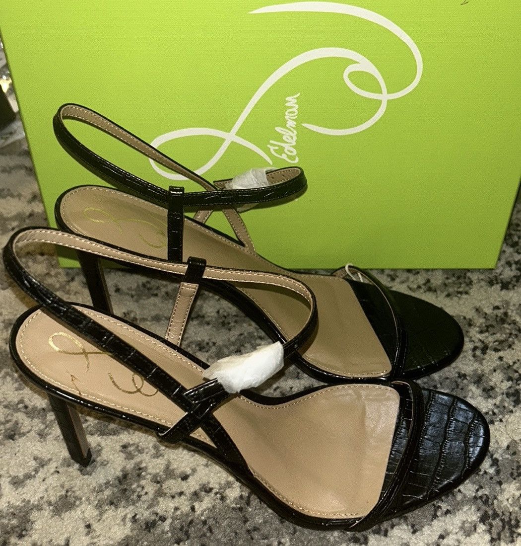 Sam Edelman Sam Edelman Doran faux croc-effect leather sandals size 9.5 Size US 9.5 / IT 39.5 - 6 Thumbnail