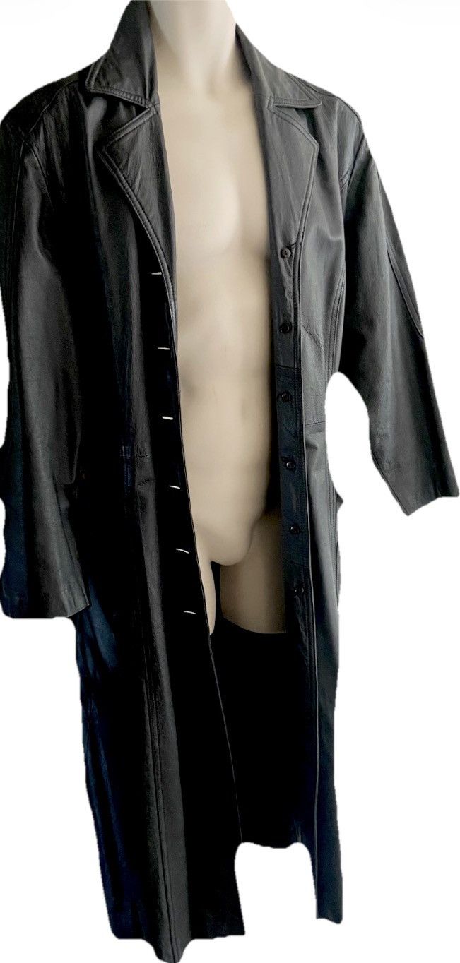 Other New York Direct Action Genuine Leather Long Coat Black L Size US L / EU 52-54 / 3 - 1 Thumbnail