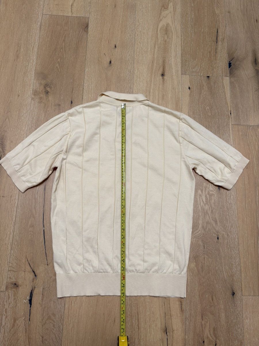 Far Afield Far Afield Jacob Short Sleeve Polo Mens 4 Knit - Seed Pearl Size US M / EU 48-50 / 2 - 7 Thumbnail