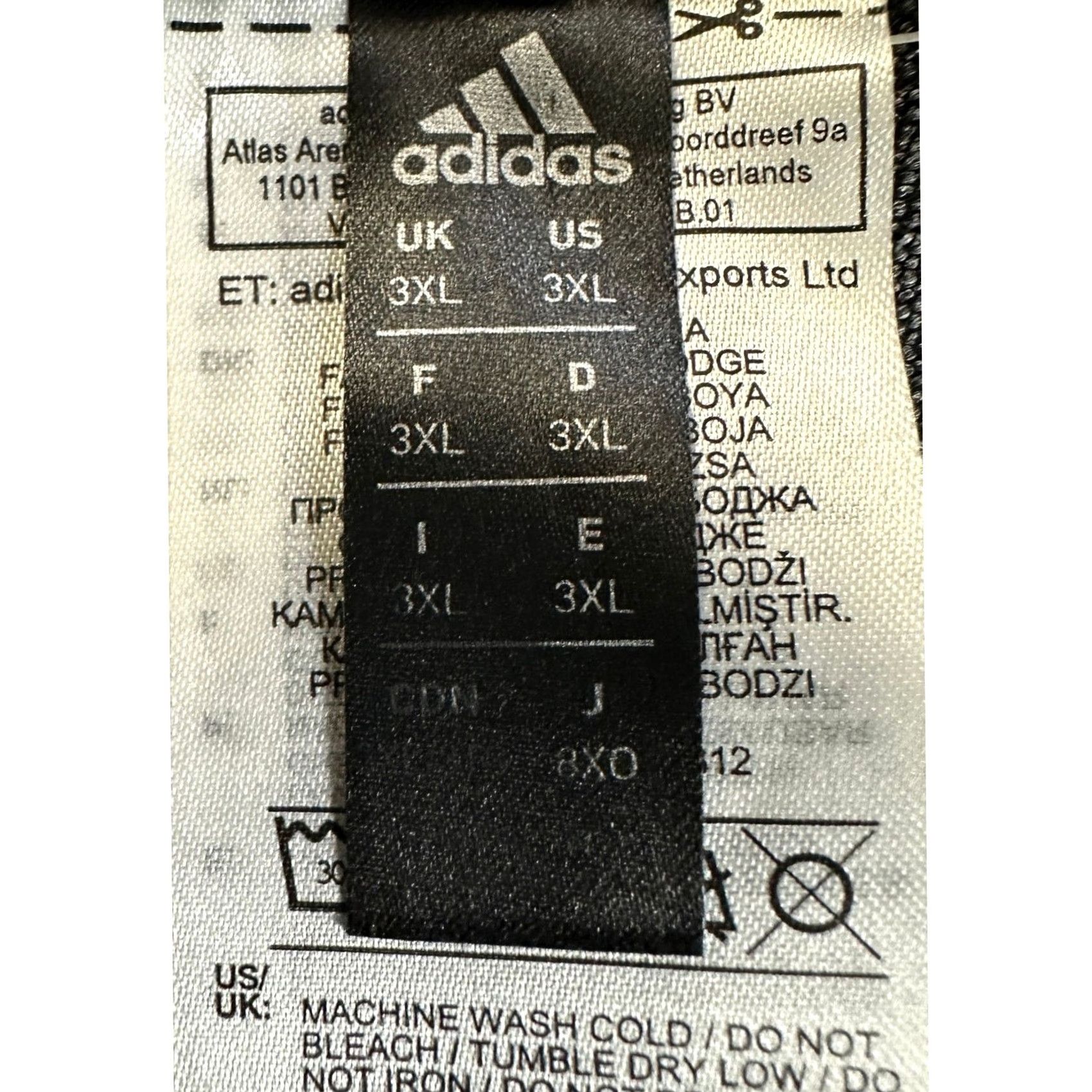 Adidas adidas Sweatpants Men's 3XL Black Rutgers Scarlet Knights Nylon Blend Pull On Logo Adidas Sweatpants Size US 39 - 3 Thumbnail
