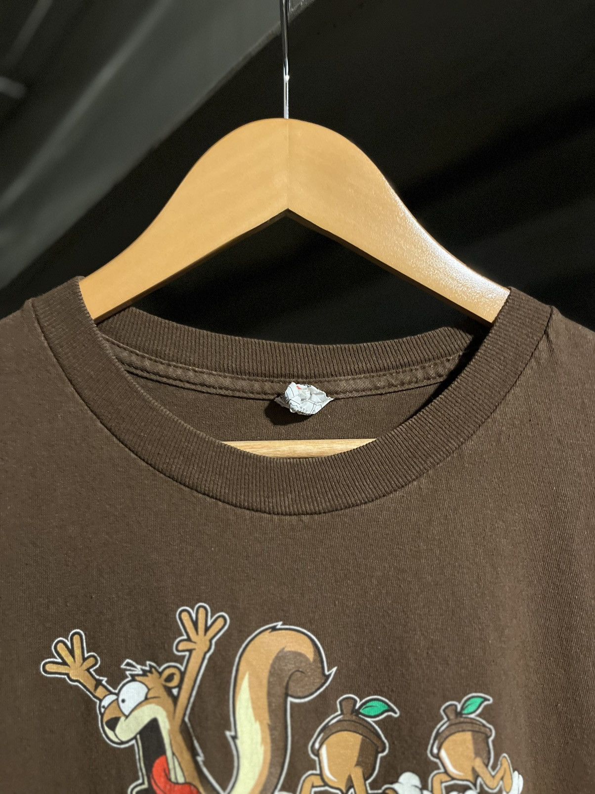 Vintage VINTAGE Y2K ADULT HUMOR "DRIVE ME NUTS” SQUIRREL T-SHIRT Size US L / EU 52-54 / 3 - 5 Thumbnail