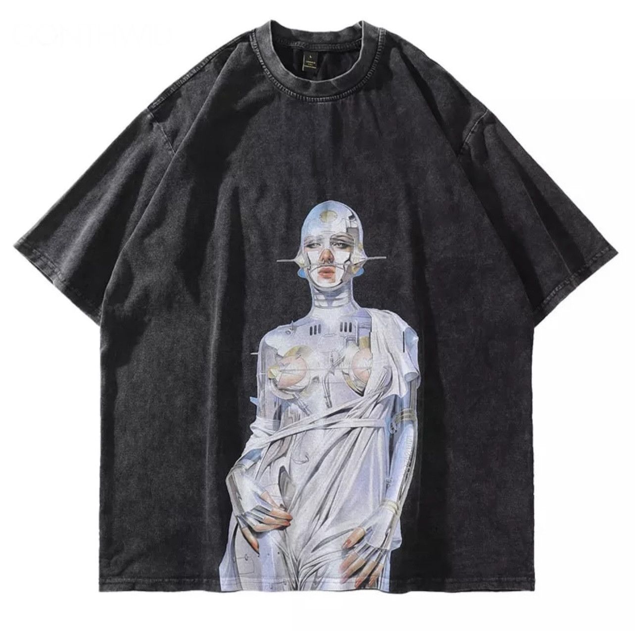 Japanese Brand × Vintage 'Metal Siren' Gray T-shirt Tee Short Sleeve Shirt Size US XL / EU 56 / 4 - 1 Thumbnail