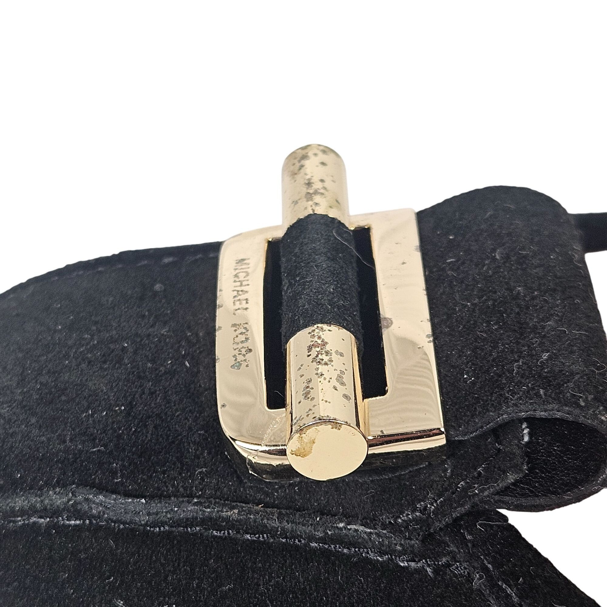 Michael Kors Michael Kors Woman's Black Suede Ballet Flats Minimalist 10M Size US 10 / IT 40 - 9 Thumbnail