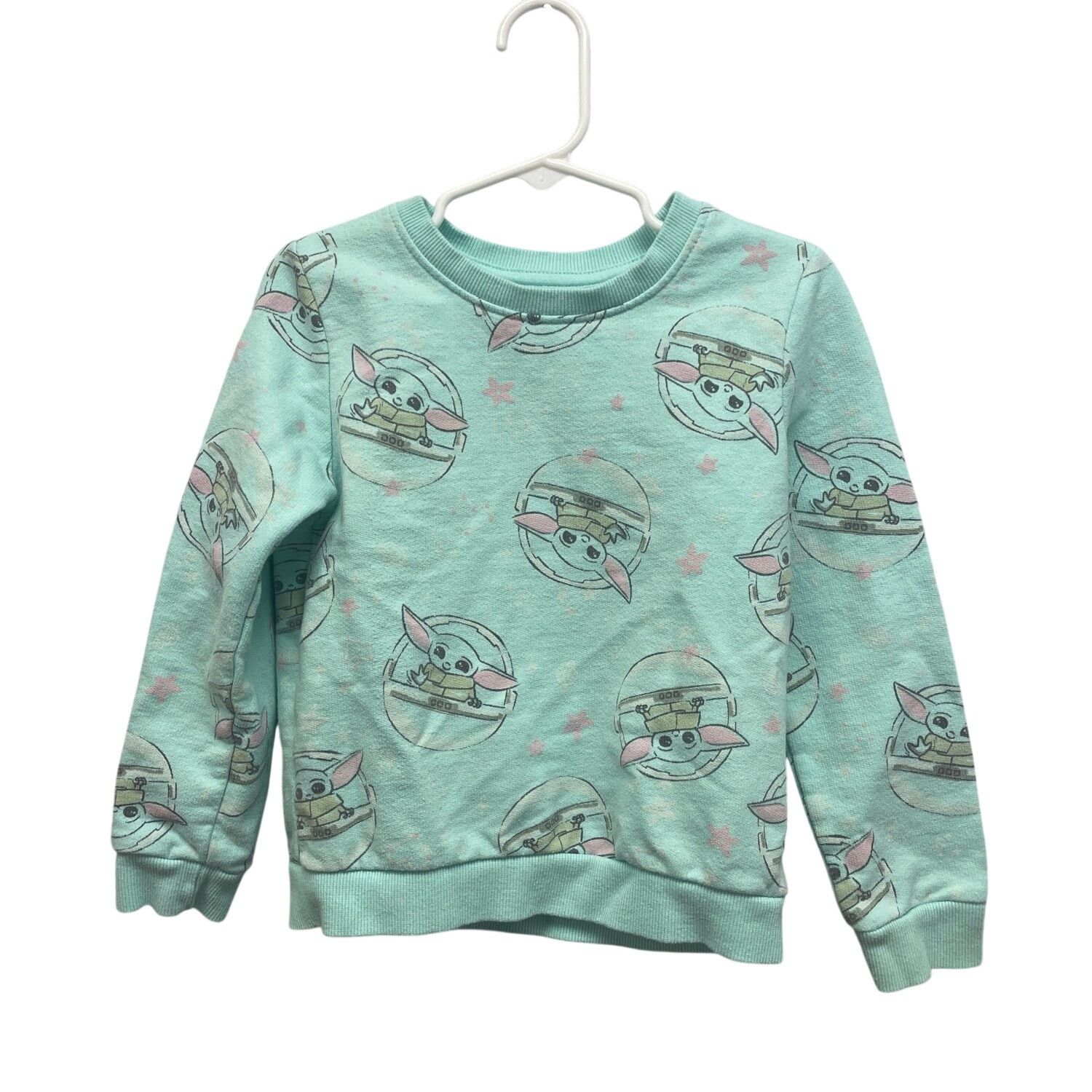 Star Wars Star Wars Kids 5T Mandolorian Grogu Baby Yoda Sweatshirt Size US XXL / EU 58 / 5 - 1 Thumbnail