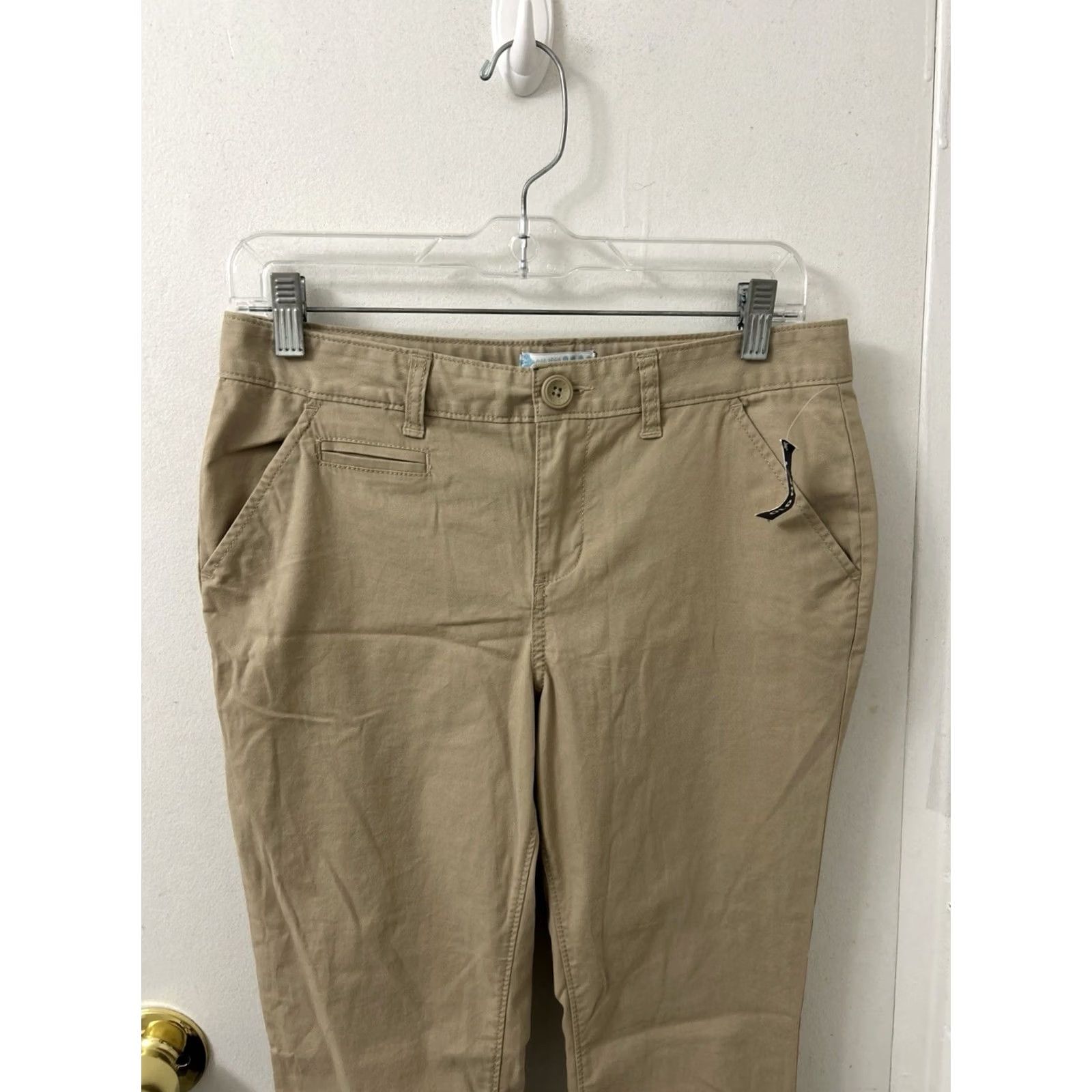 Old Navy Old Navy Pants Womens 16 Beige Skinny Khaki 30x31 Tan Chino Stretch Trousers NWT Size 38" / US 16 / IT 52 - 2 Thumbnail