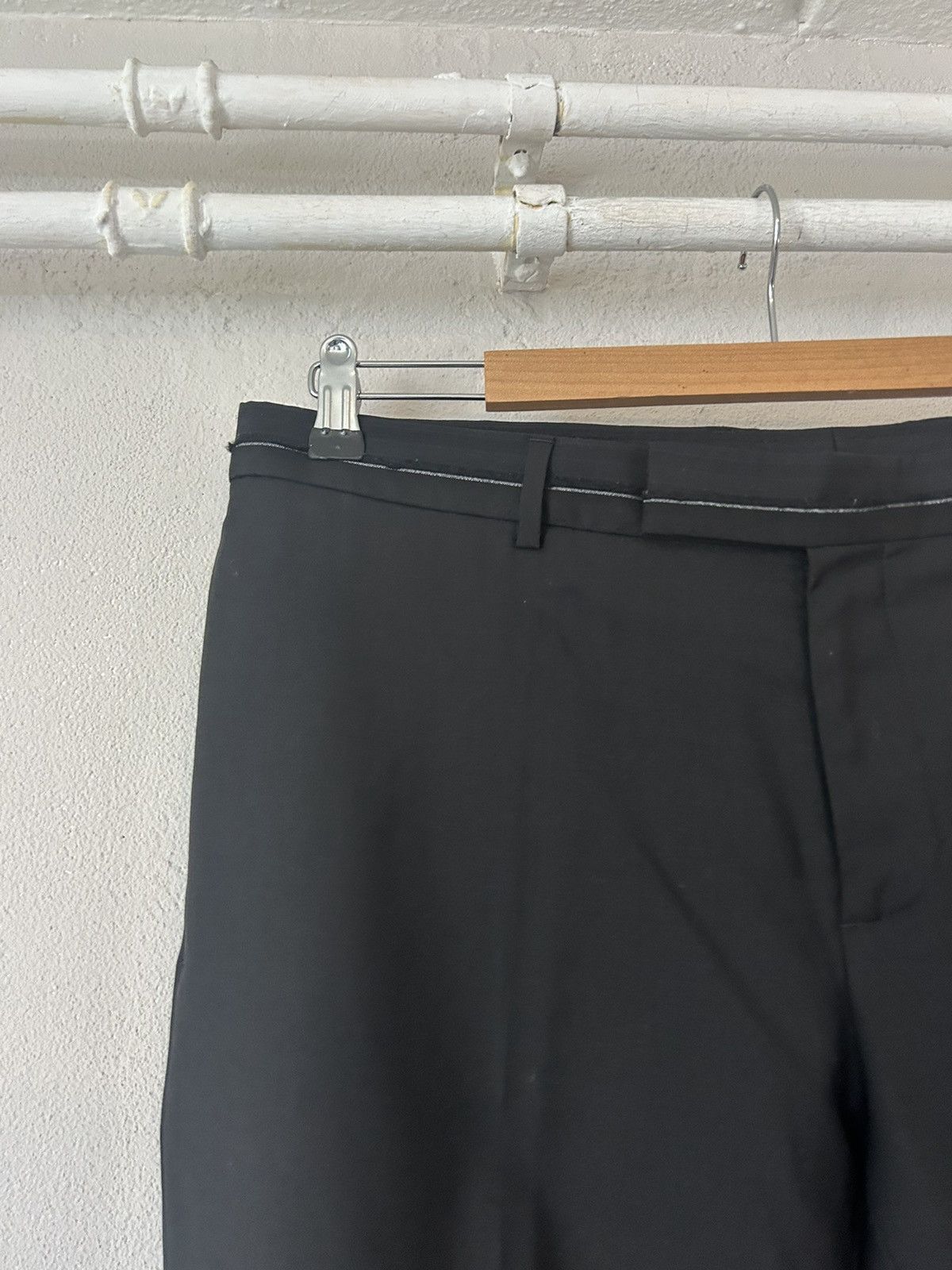 Dior Dior Black Wool Trousers, Size 52, 100% Virgin Wool Size US 36 / EU 52 - 2 Thumbnail