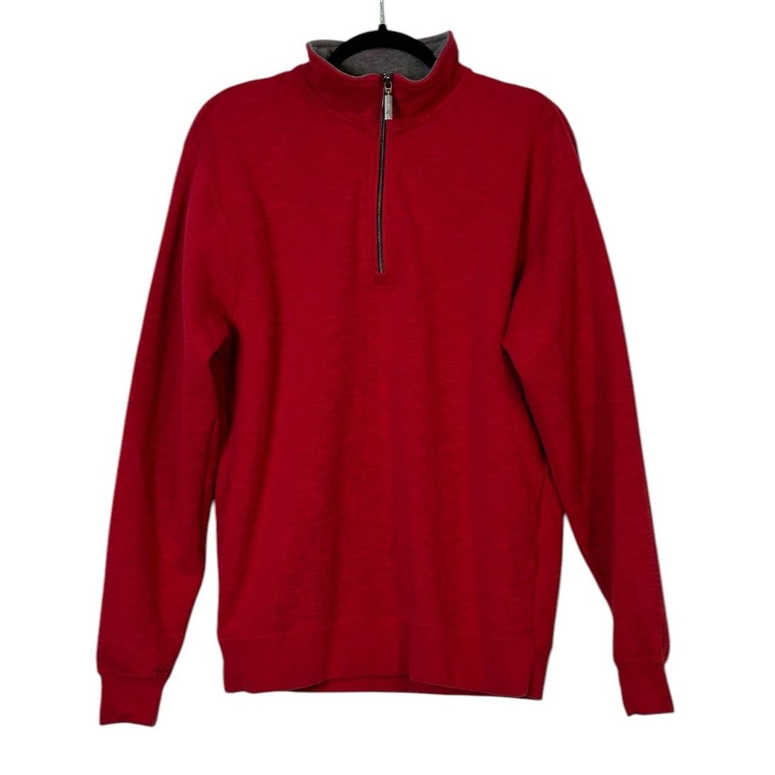 Orvis Orvis red 1/4 zip neck pullover sweater size Small Size US S / EU 44-46 / 1 - 1 Thumbnail