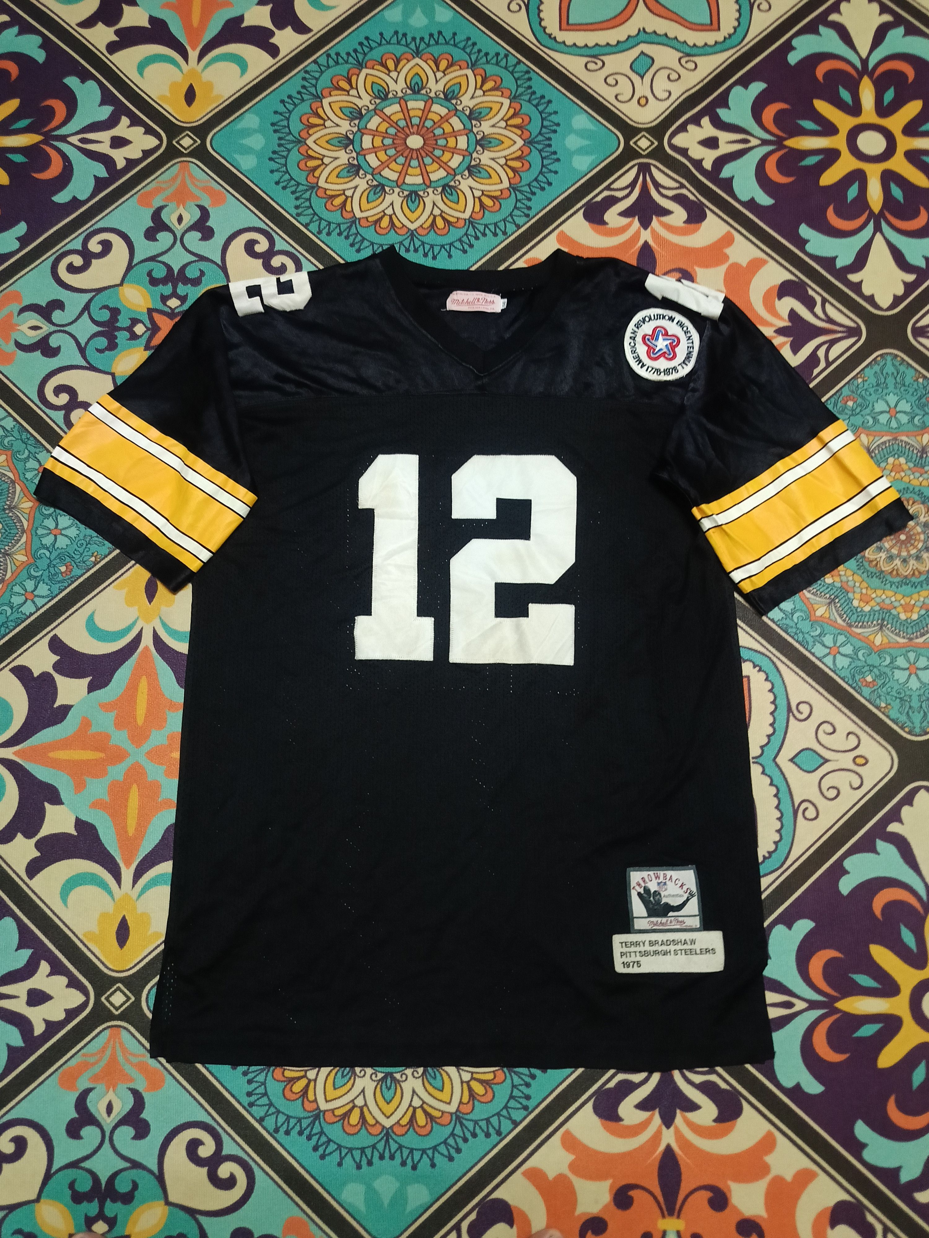 Mitchell & Ness Mitchell & Ness 1975 Terry Bradshaw Throwback Jersey Size 56 Size US XXL / EU 58 / 5 - 2 Thumbnail