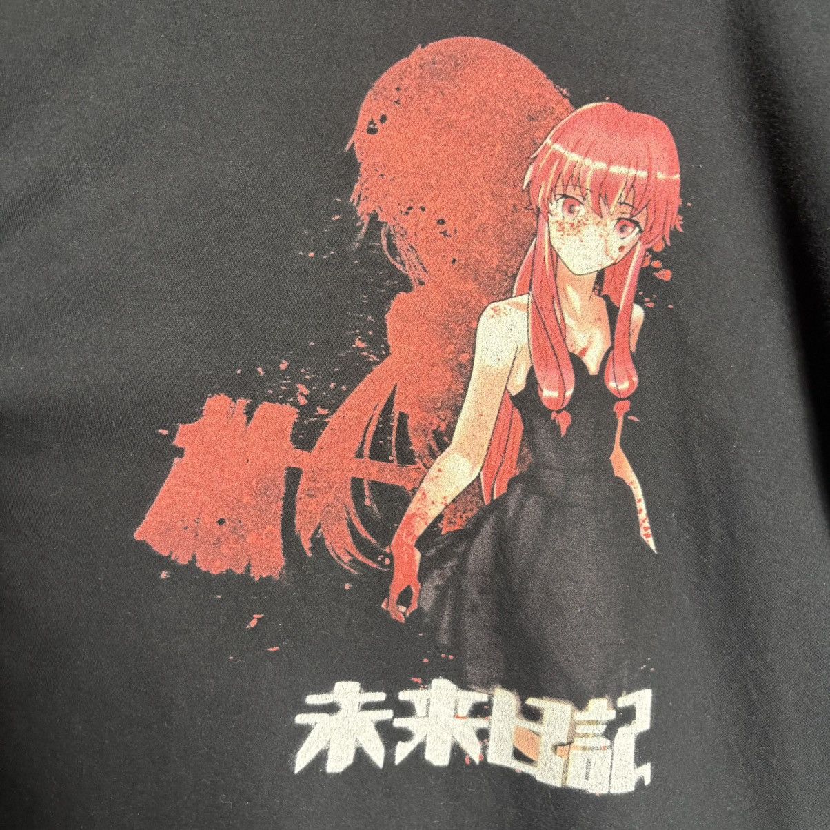Anime Vintage Y2K Mirai Nikki Anime Tee Size US M / EU 48-50 / 2 - 2 Thumbnail